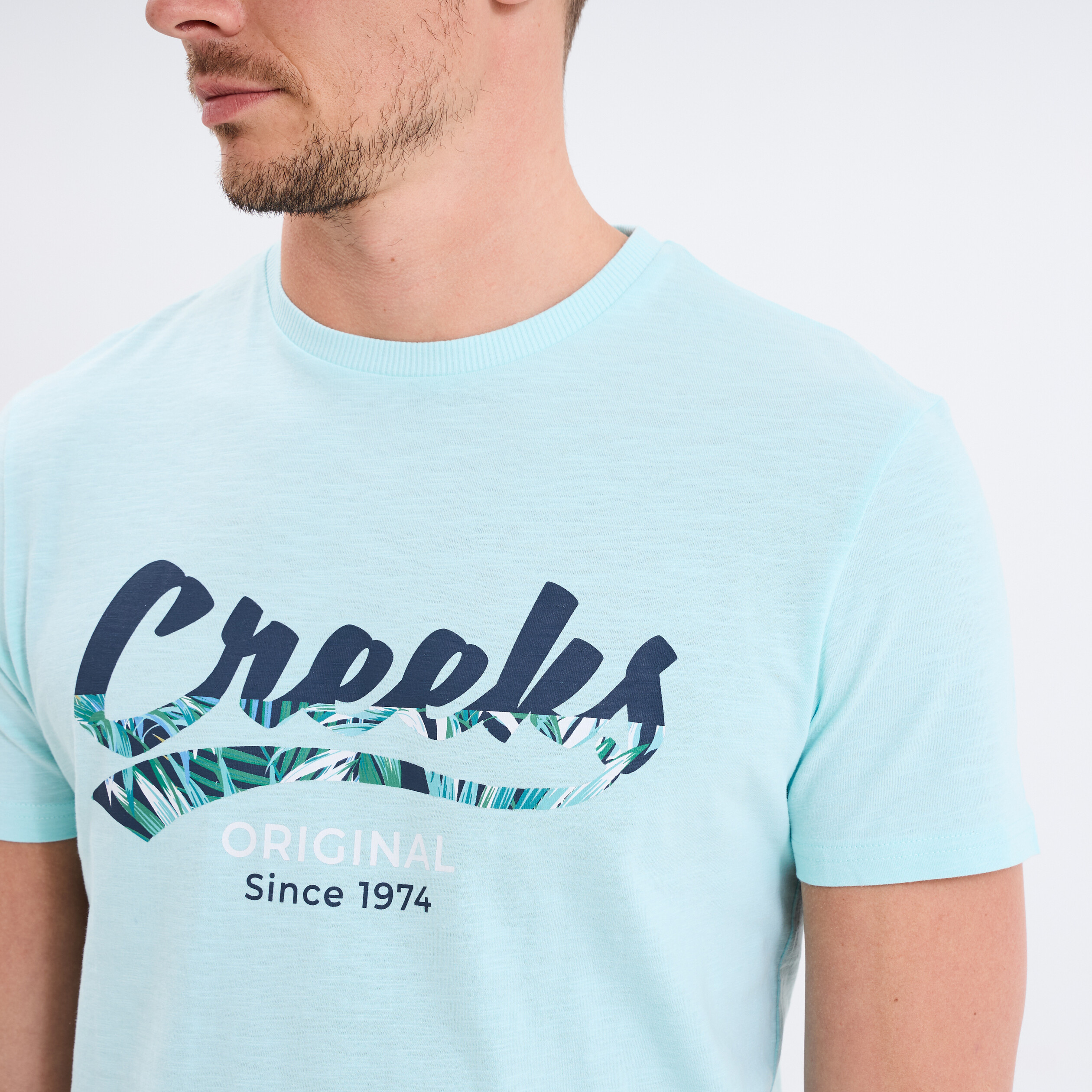 T-shirt Diesel Authentique - Turquoise/Gris - Taille M - Neuf Avec Étiquettes - Homme
