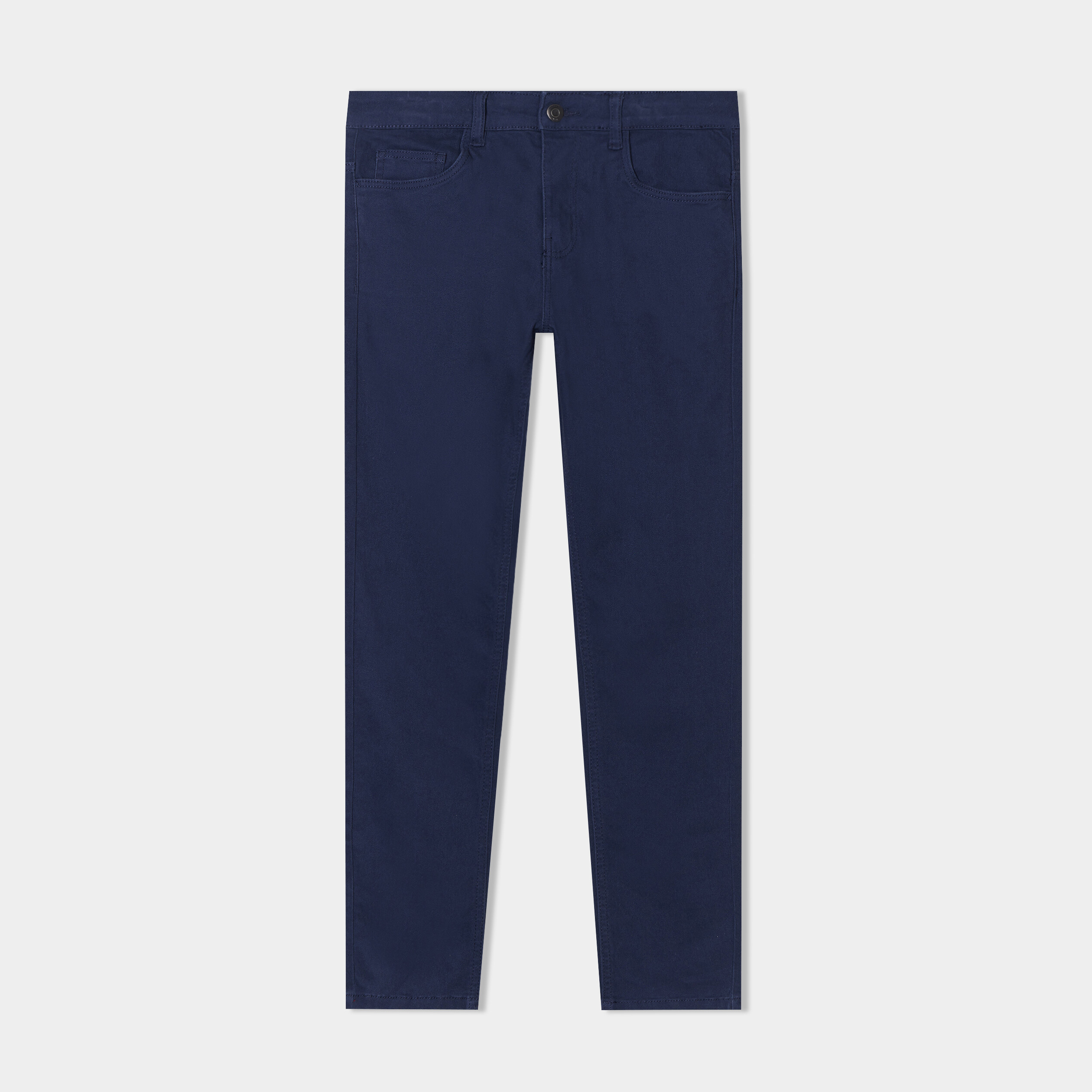 Pantalon slim stretch bleu marine gar&ccedil;on