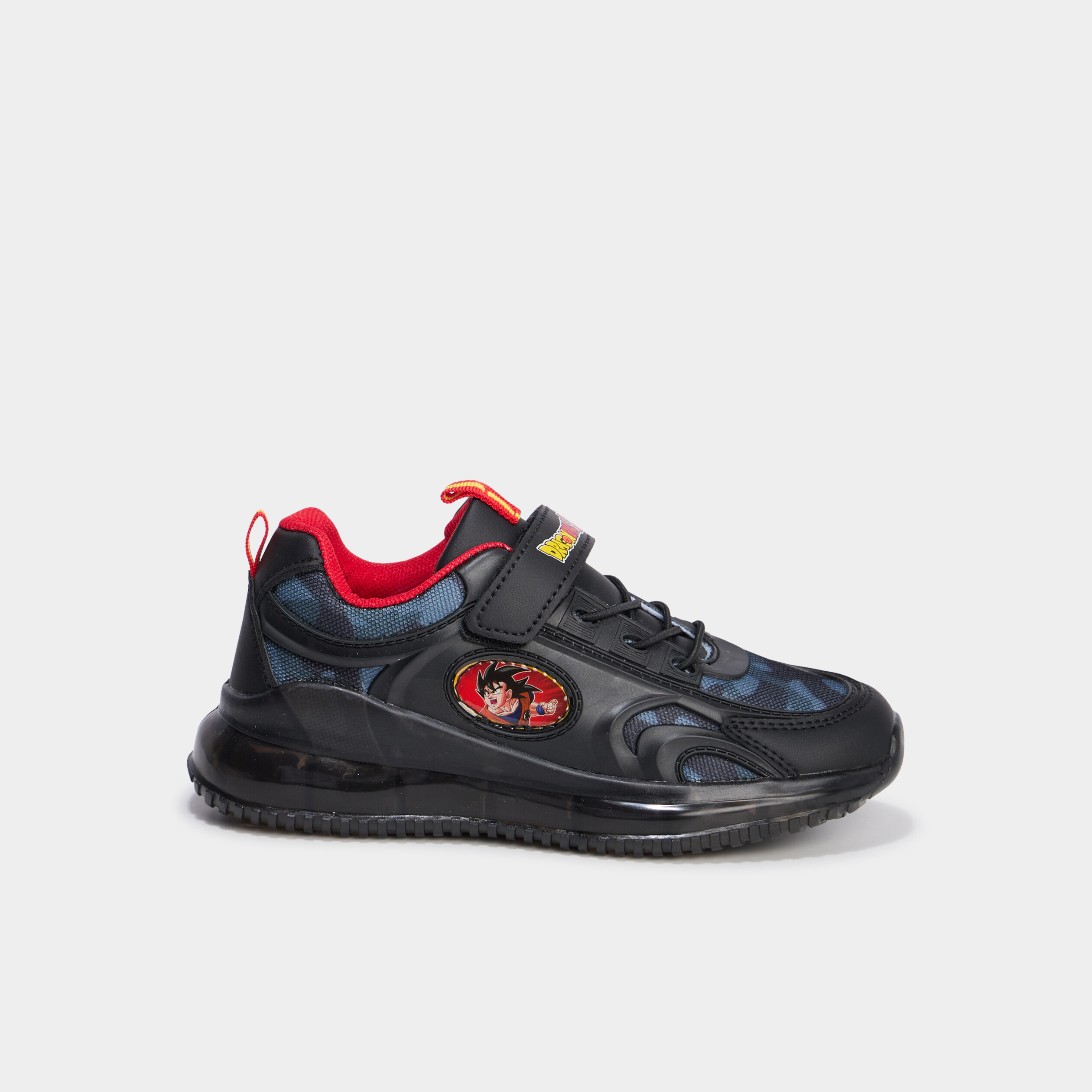 Baskets running à scratchs Dragon Ball Z noir garçon