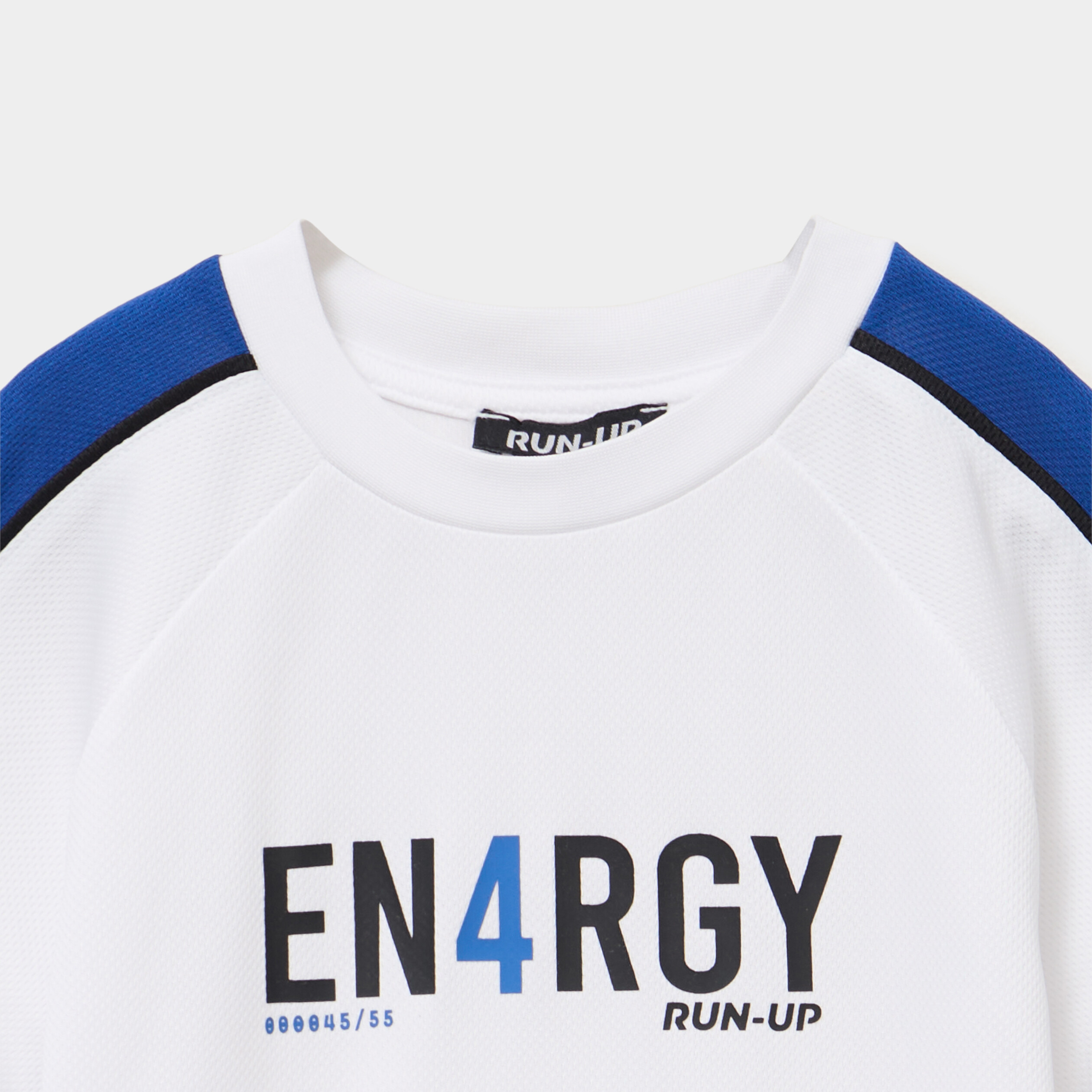 T-shirt sport relax manches courtes blanc gar&ccedil;on
