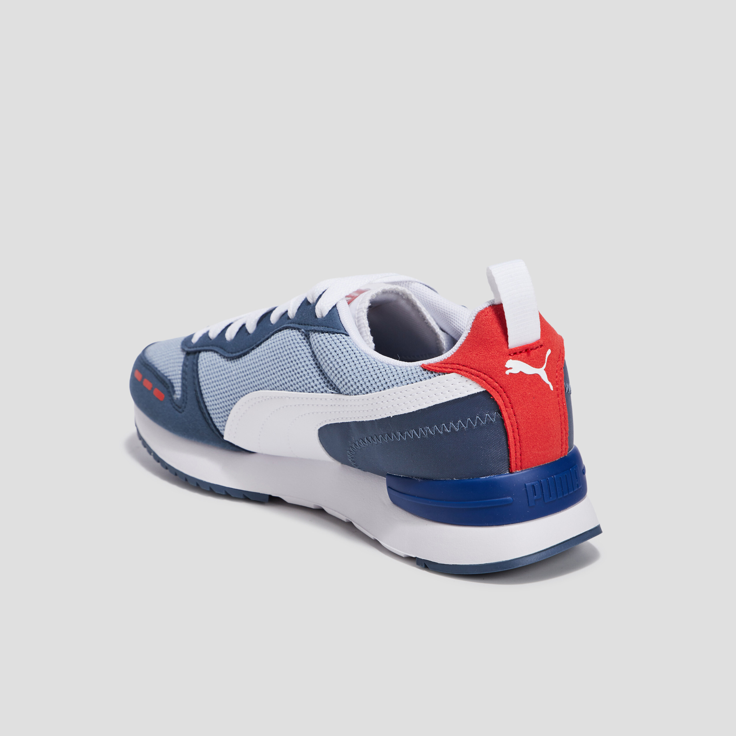runnings a lacets puma r78 bleu gris homme Runnings à lacets Puma R78 bleu gris homme