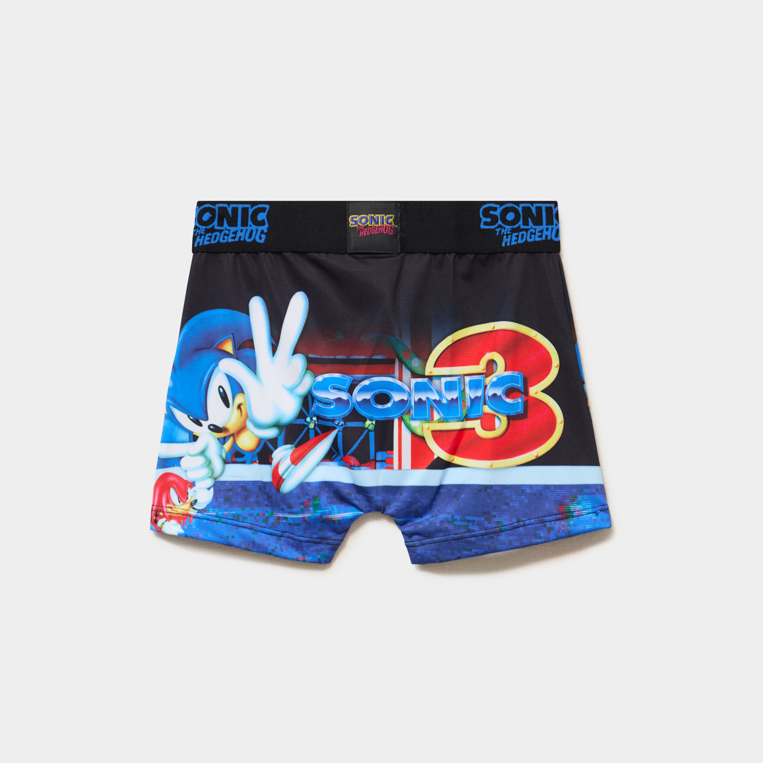 Boxer Sonic bleu gar&ccedil;on