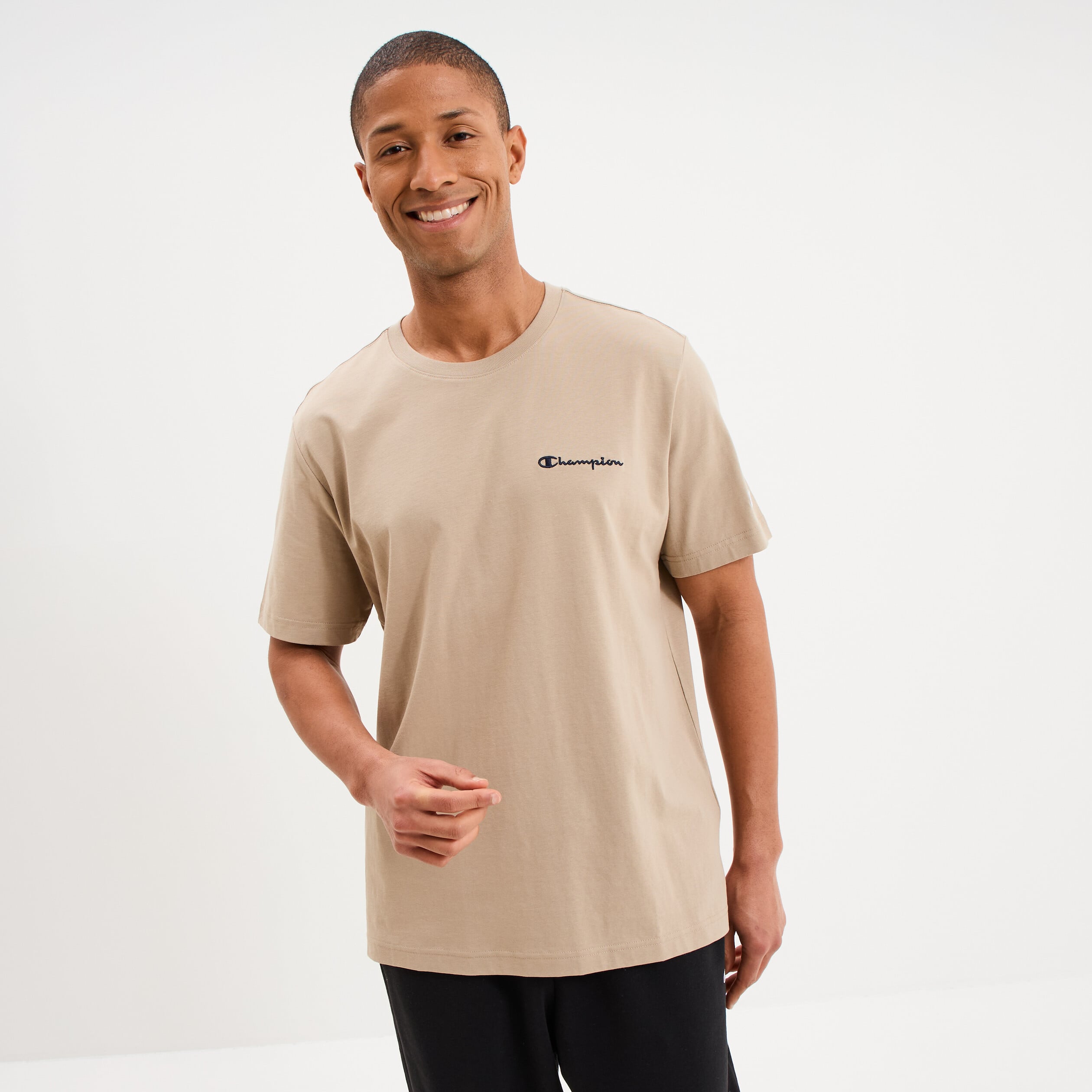 T-shirt manches courtes coton Champion sable homme