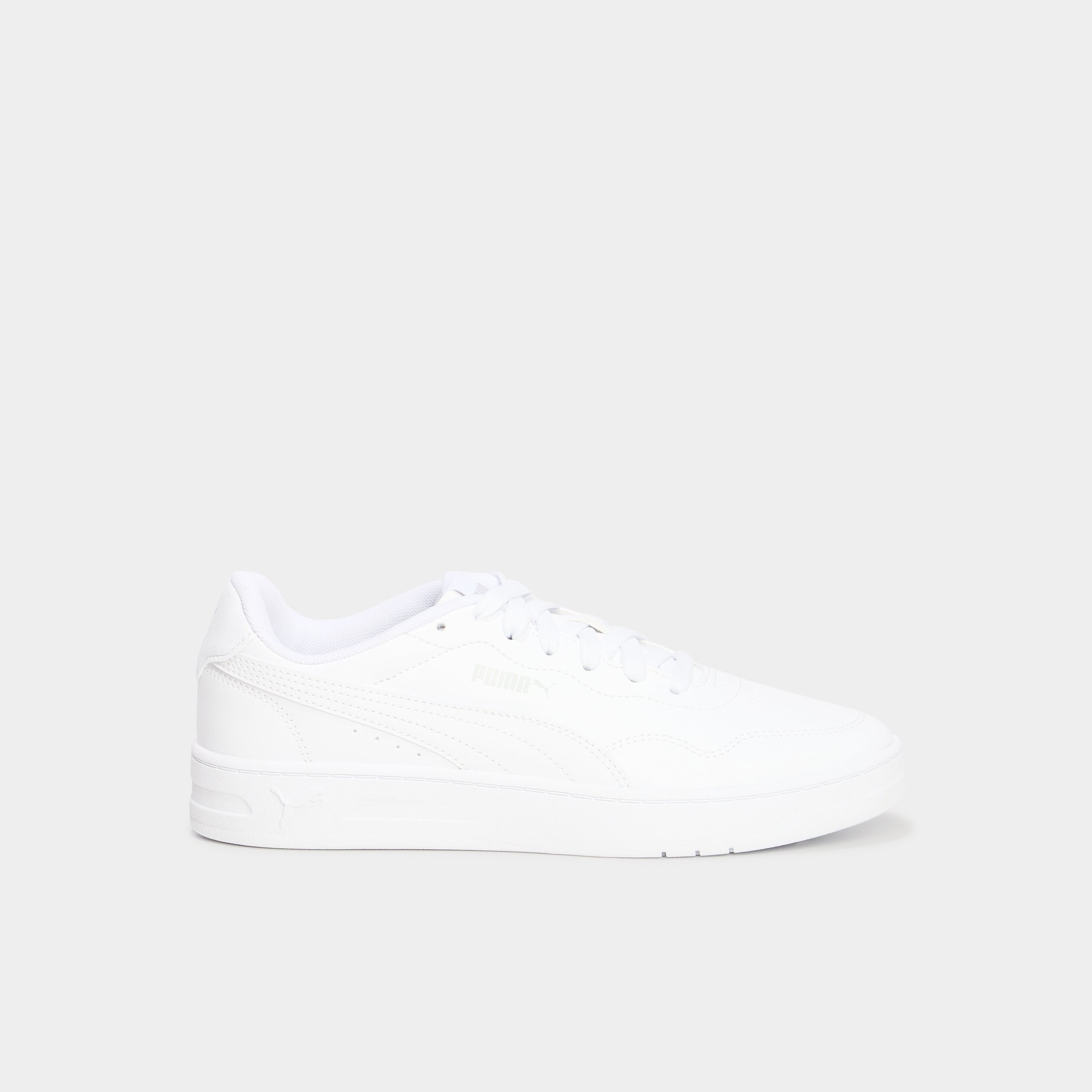 Baskets &agrave; lacets Puma COURT LALLY blanc femme