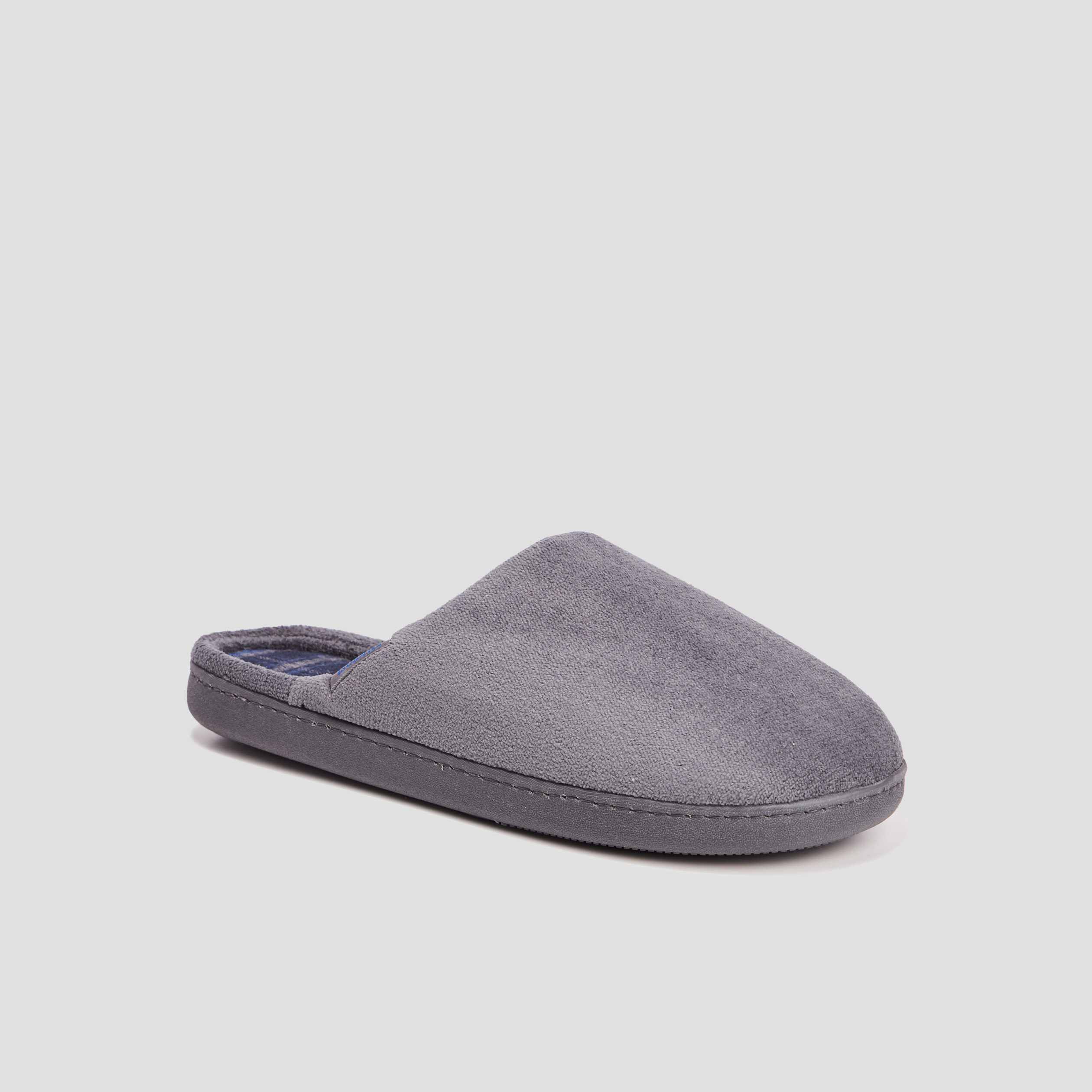 chaussons mules gris homme Chaussons mules gris homme