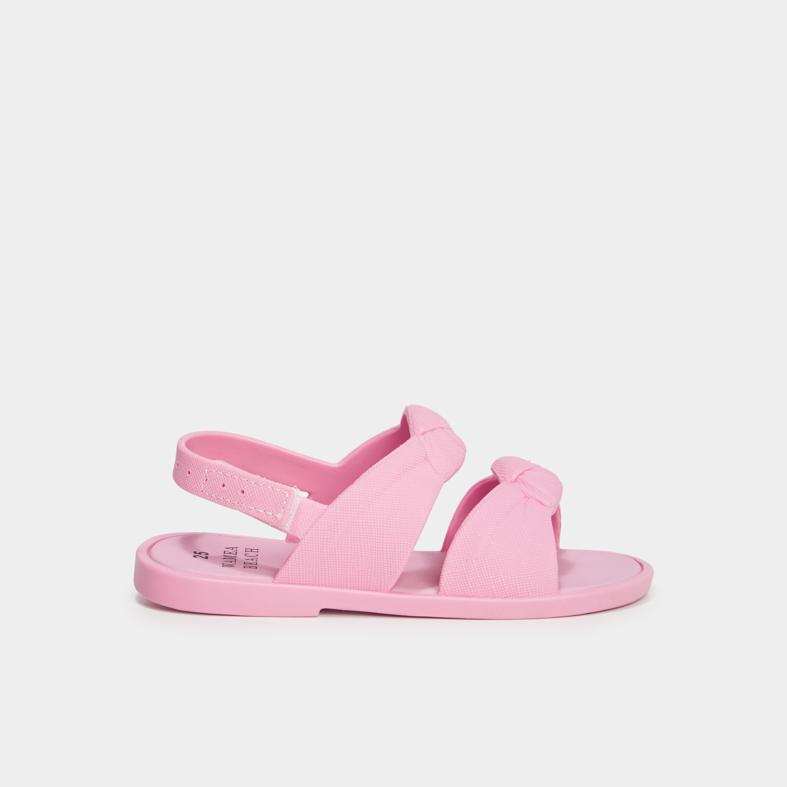 Sandales de plage noeuds Wamea Beach rose fille