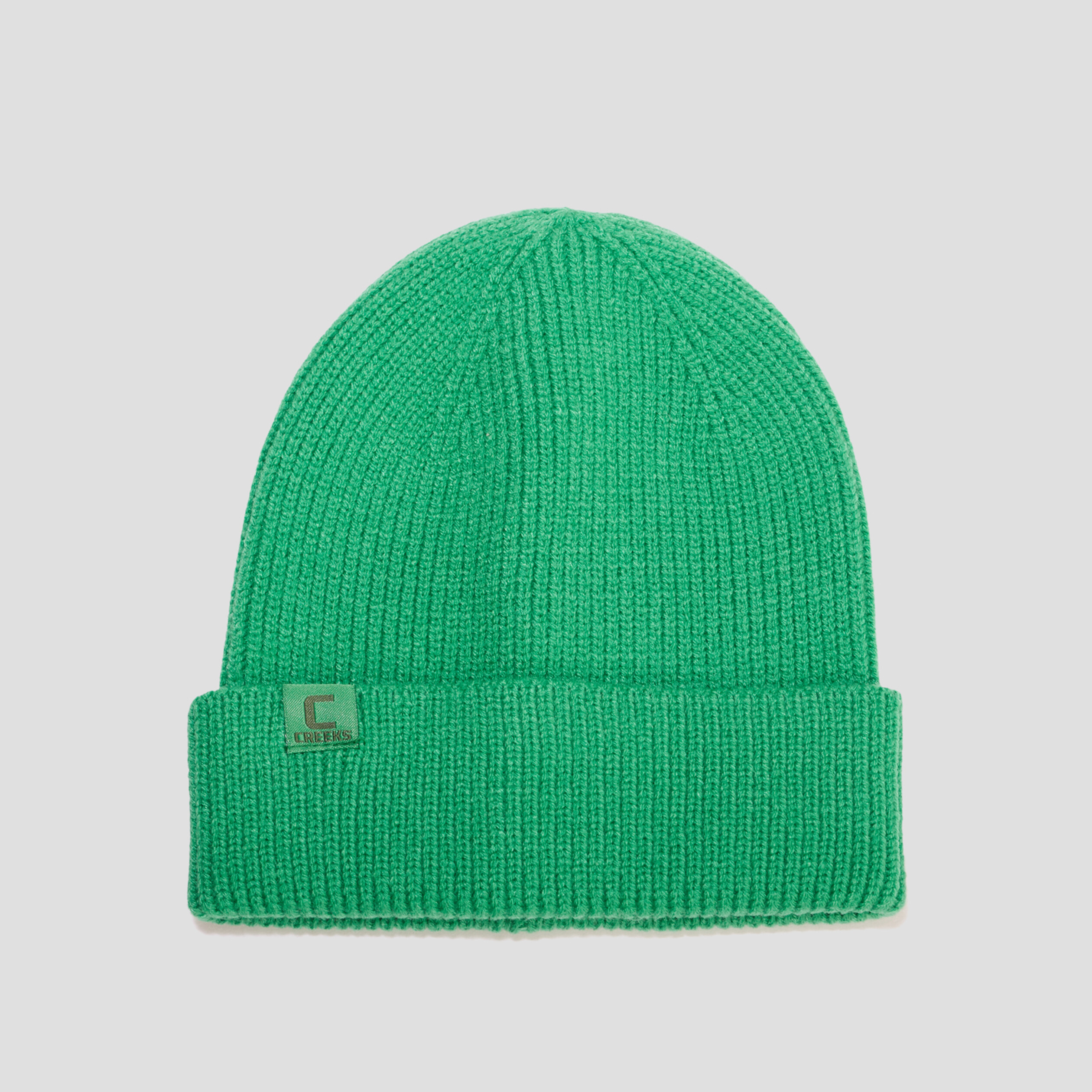 Bonnet tricoté Creeks vert femme