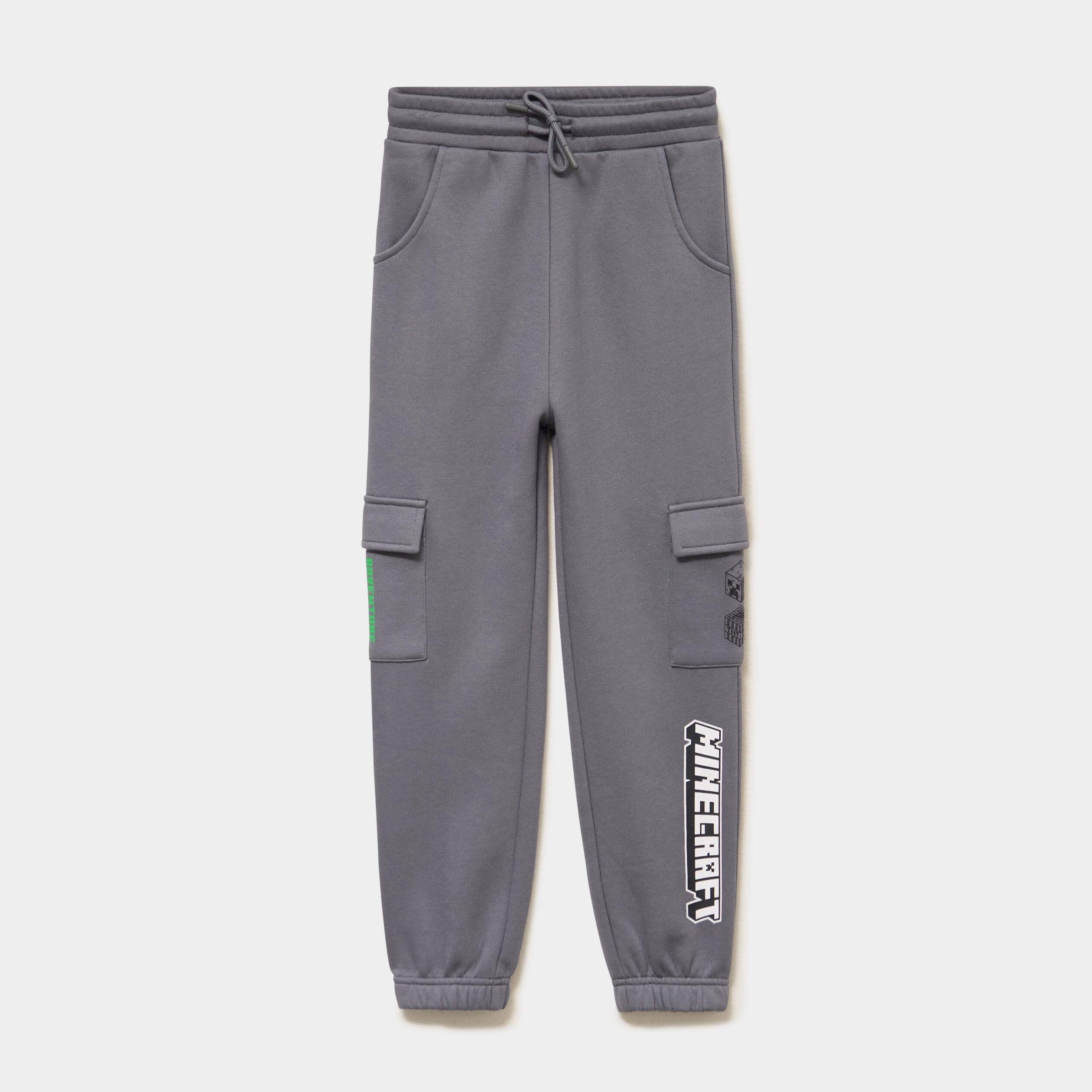 Pantalon de jogging cargo Minecraft gris foncé garçon | La Halle
