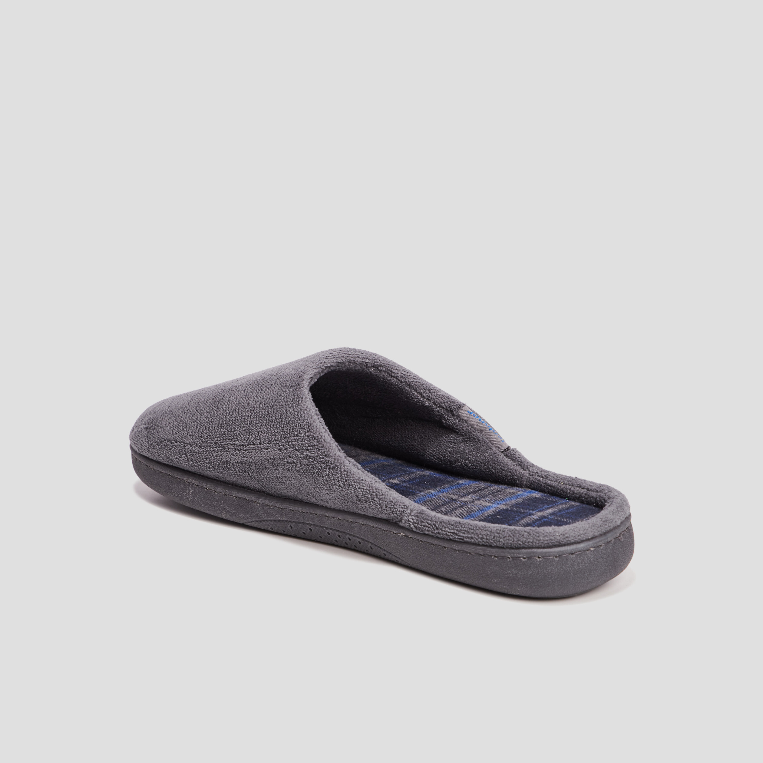 chaussons mules gris homme Chaussons mules gris homme