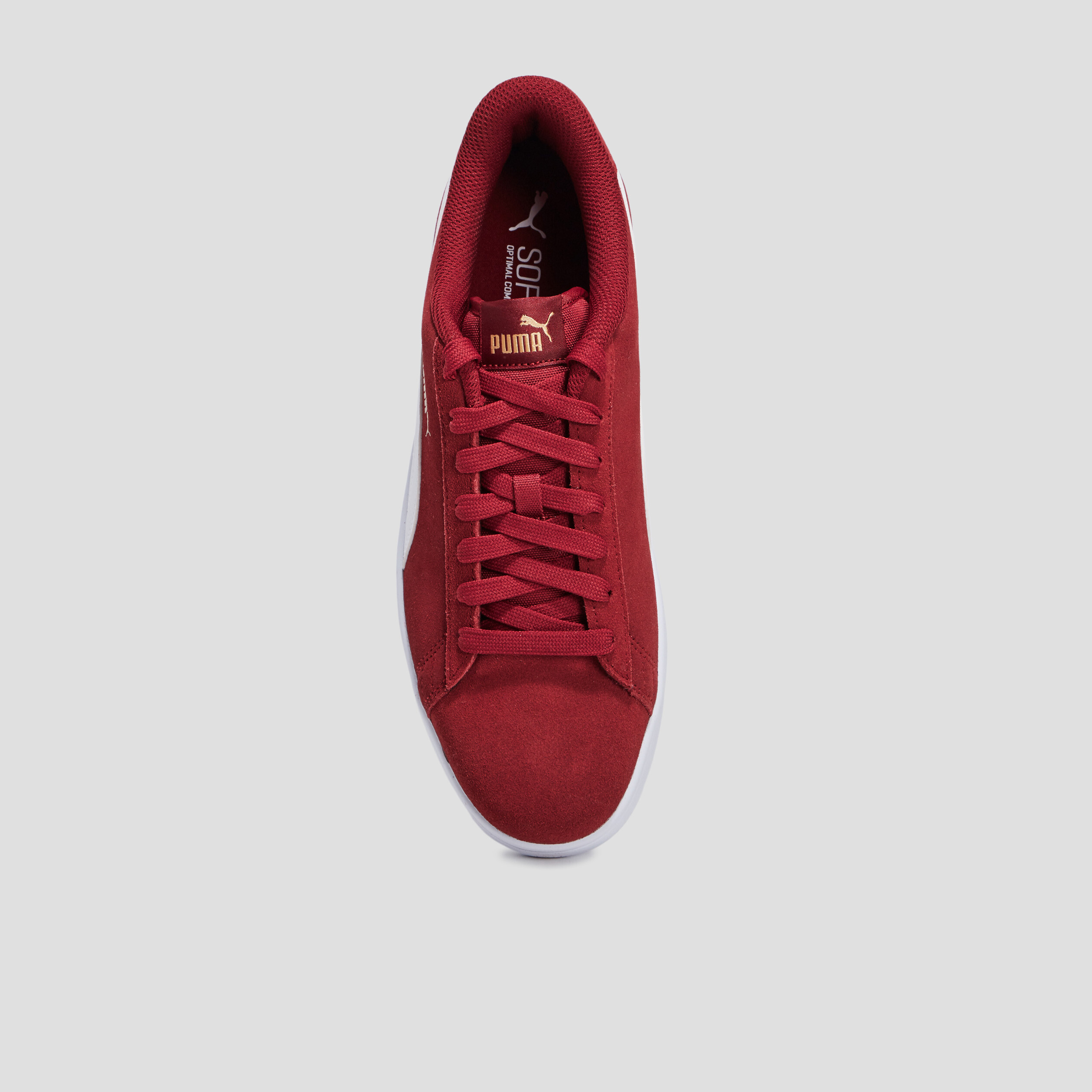 tennis a lacets puma smash bordeaux homme Tennis à lacets Puma Smash bordeaux homme