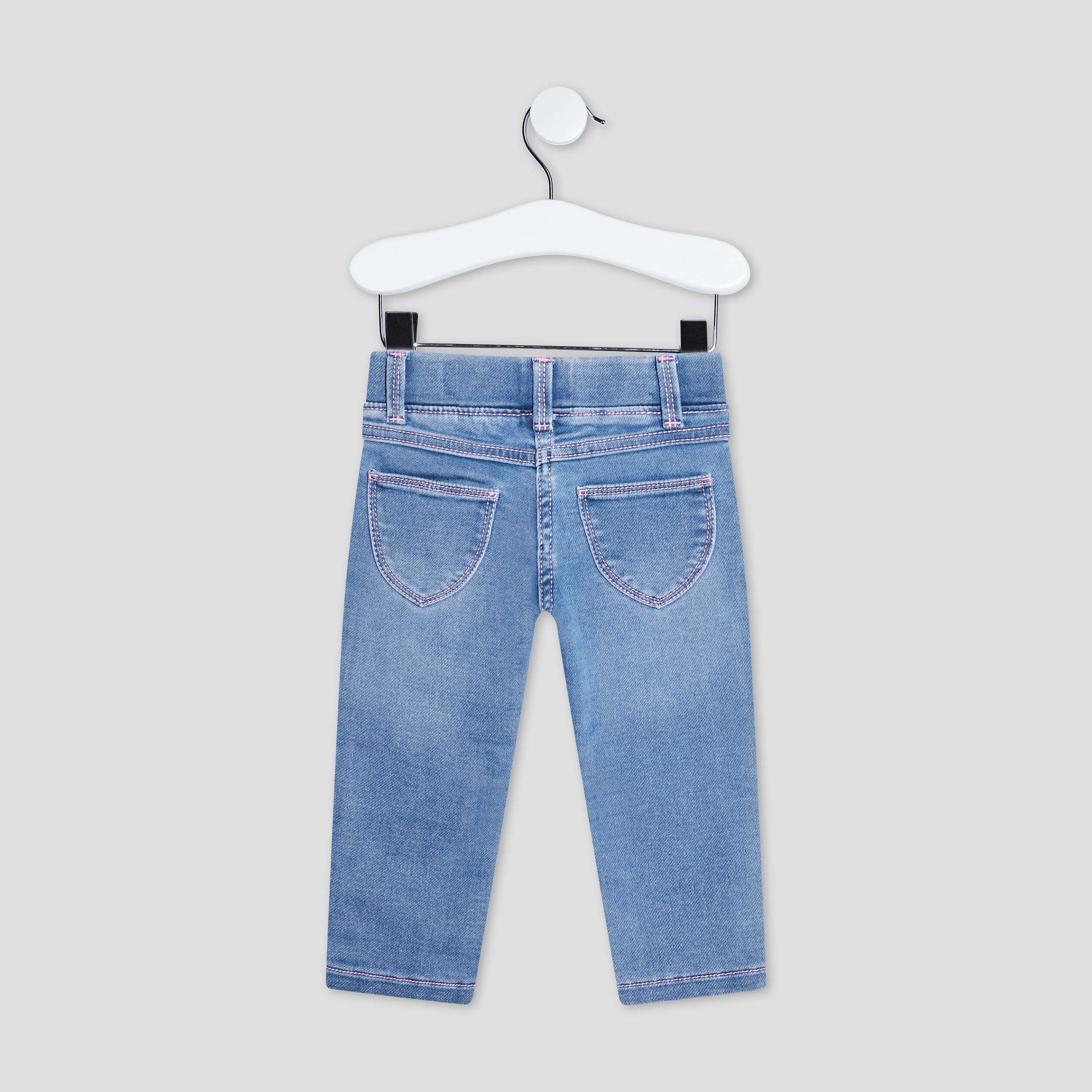 jegging a poches denim double stone bebef Jegging à poches denim double stone bébé fille