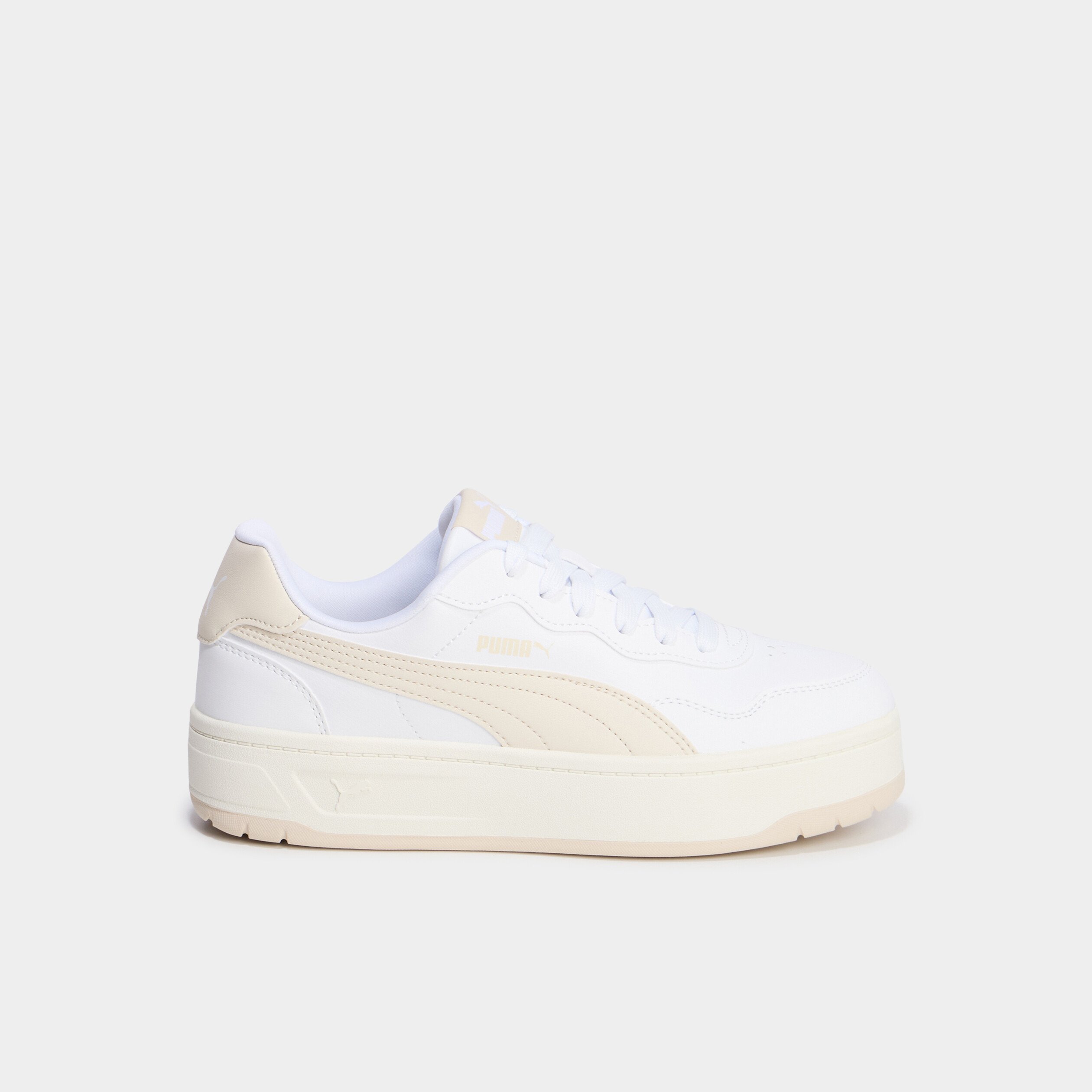 Tennis basses à lacets Puma rose femme