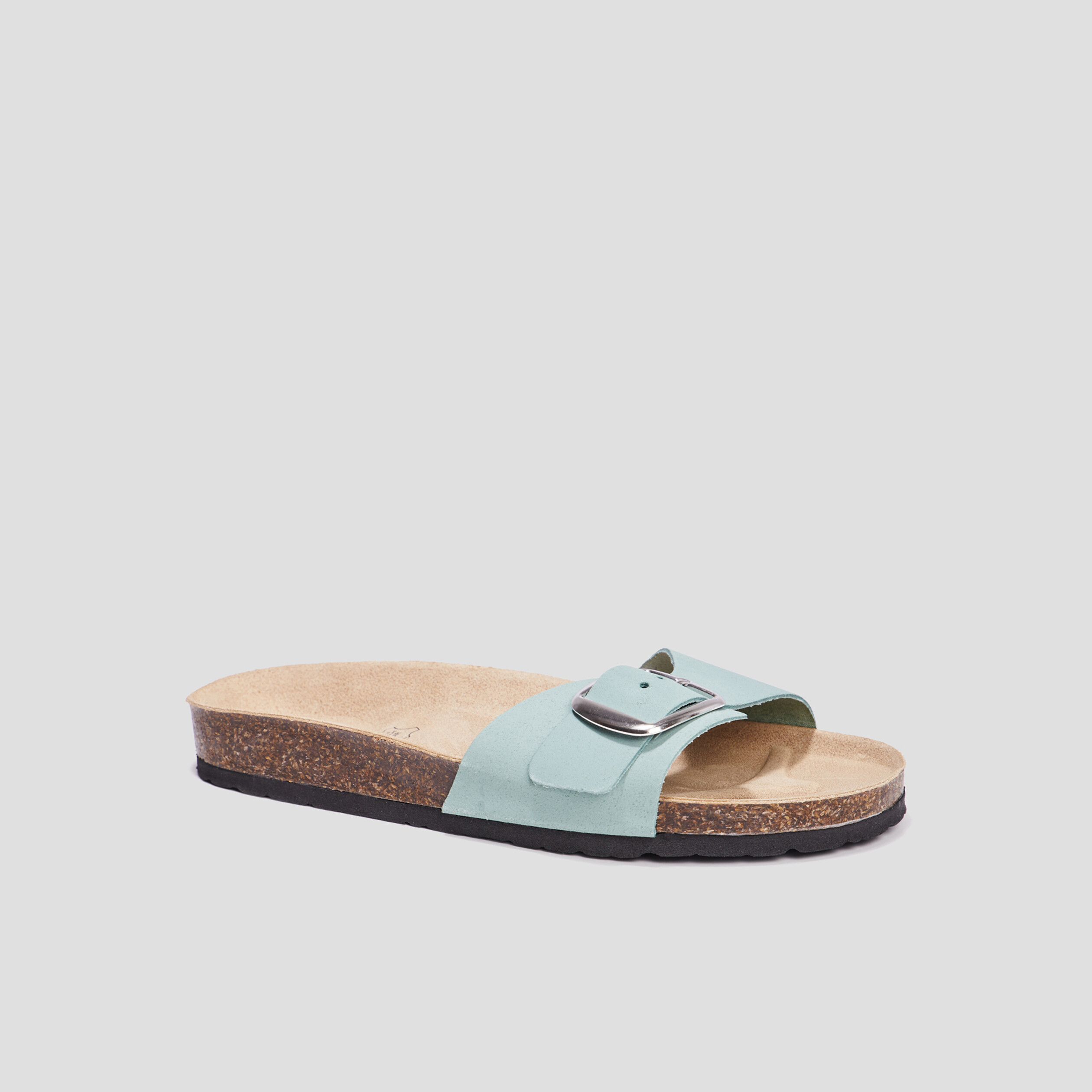 Mules bleu femme