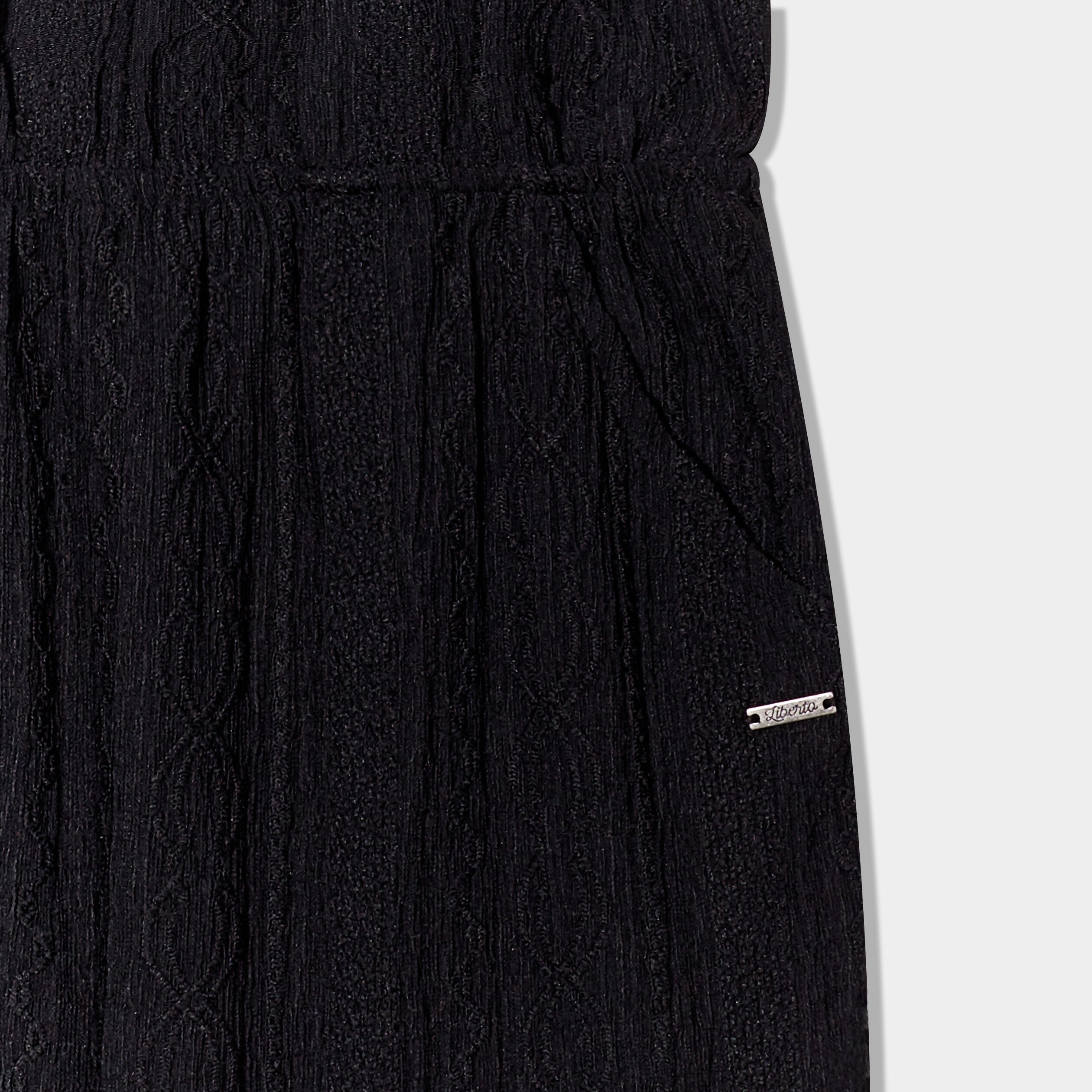 combinaison pantalon jambes larges noir fille Combinaison pantalon jambes larges noir fille