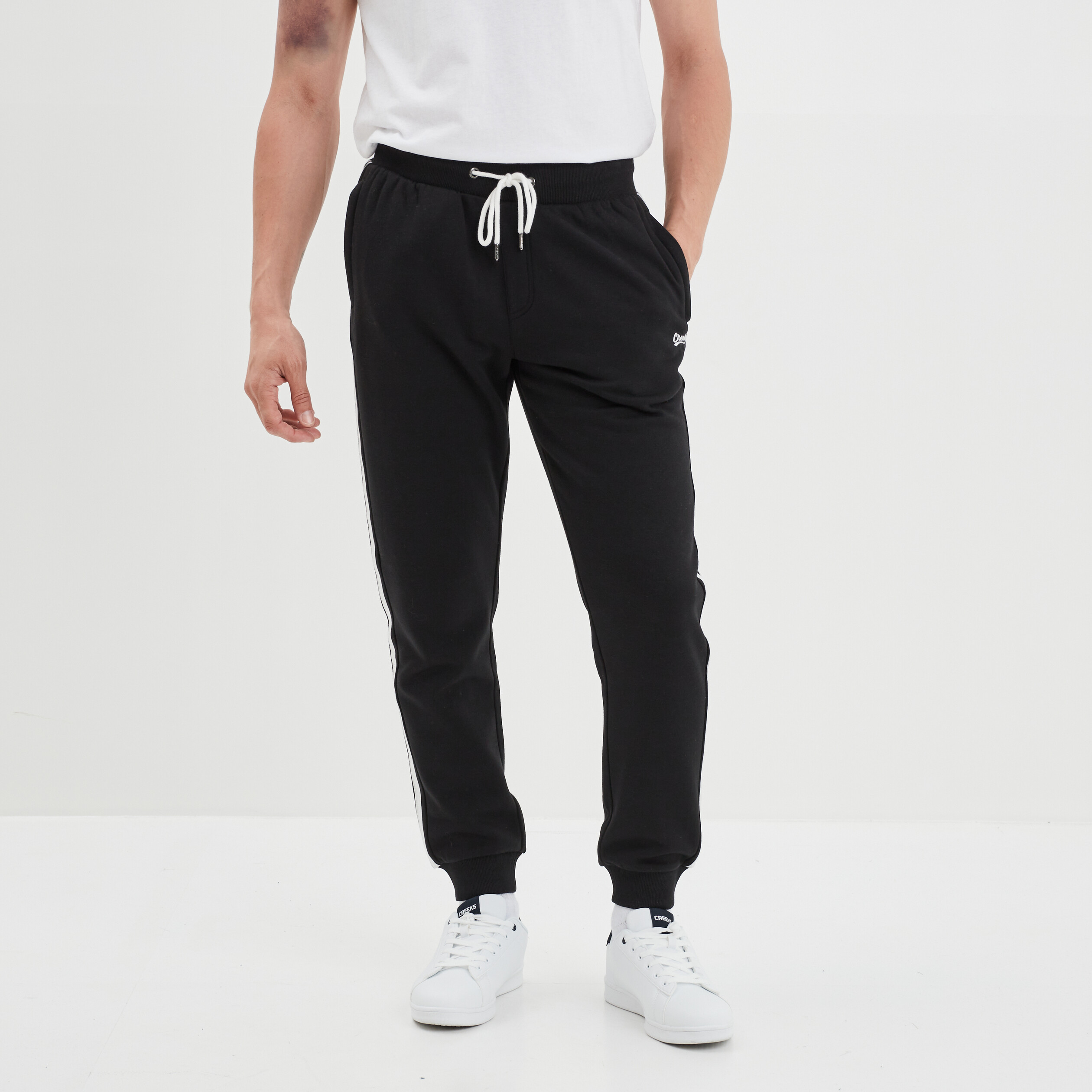 pantalon de jogging stretch creeks noir homme Pantalon de jogging stretch Creeks noir homme