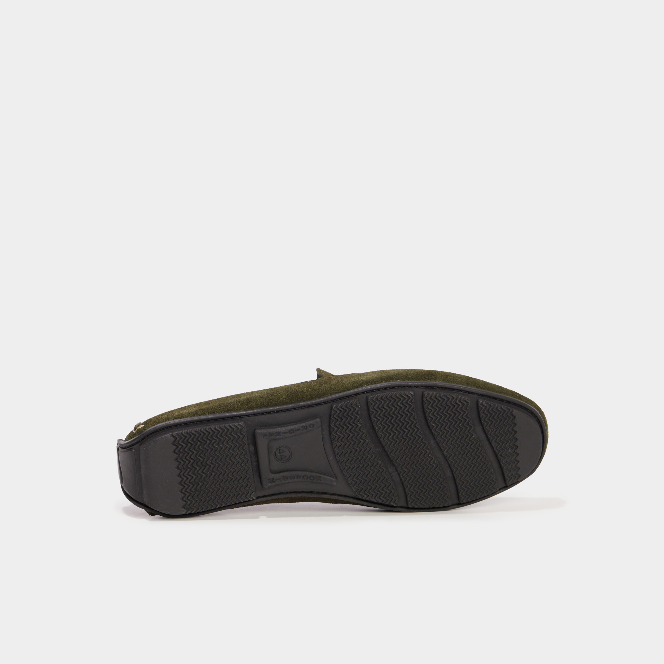 mocassins en cuir vert kaki homme Mocassins en cuir vert kaki homme