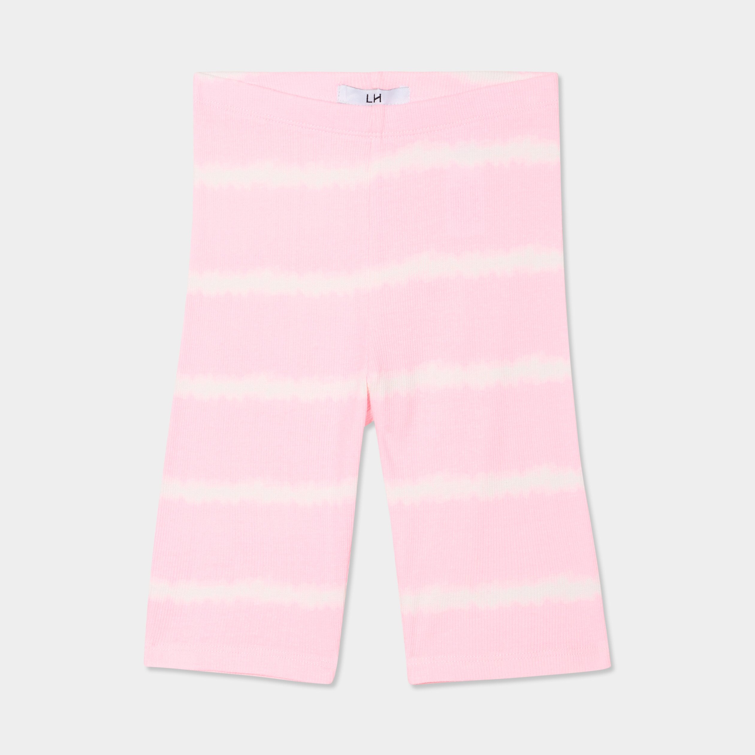 legging cycliste cotele coton rose fluo fille Legging cycliste côtelé coton rose fluo fille