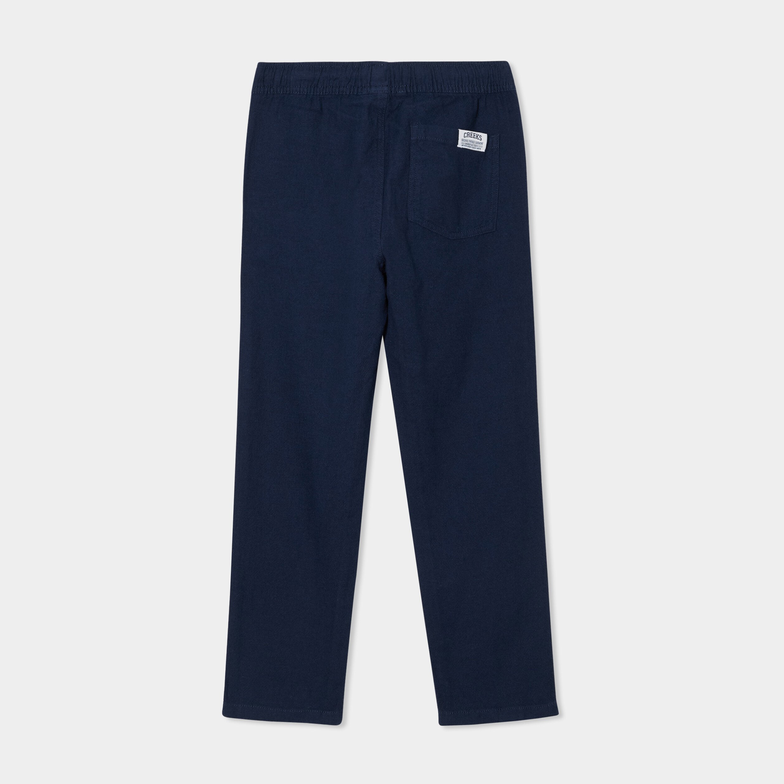 Pantalon chino coton majoritaire bleu foncé garçon
