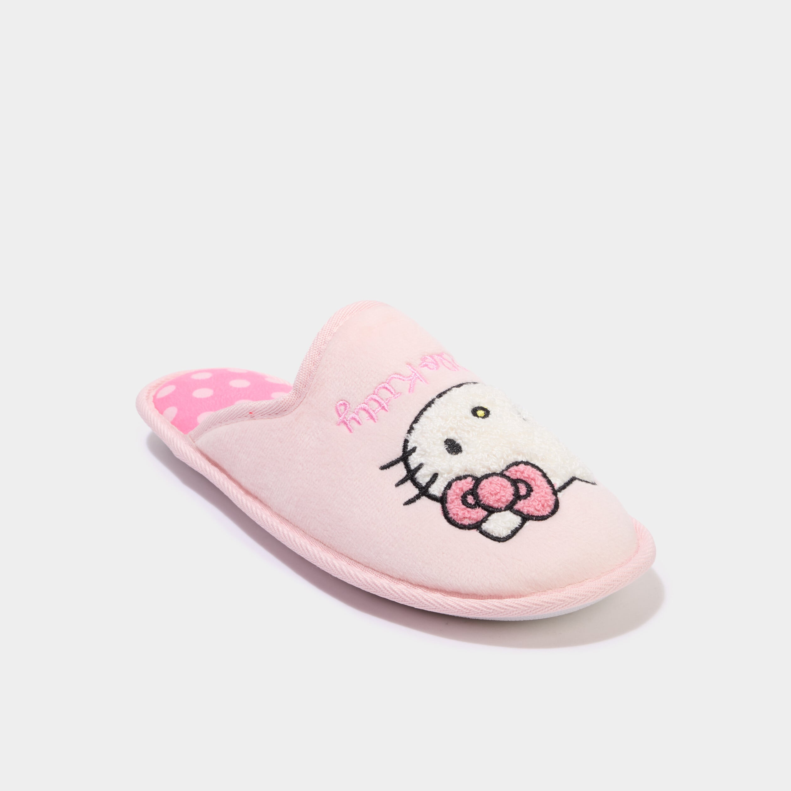 Chaussons mules Hello Kitty rose femme