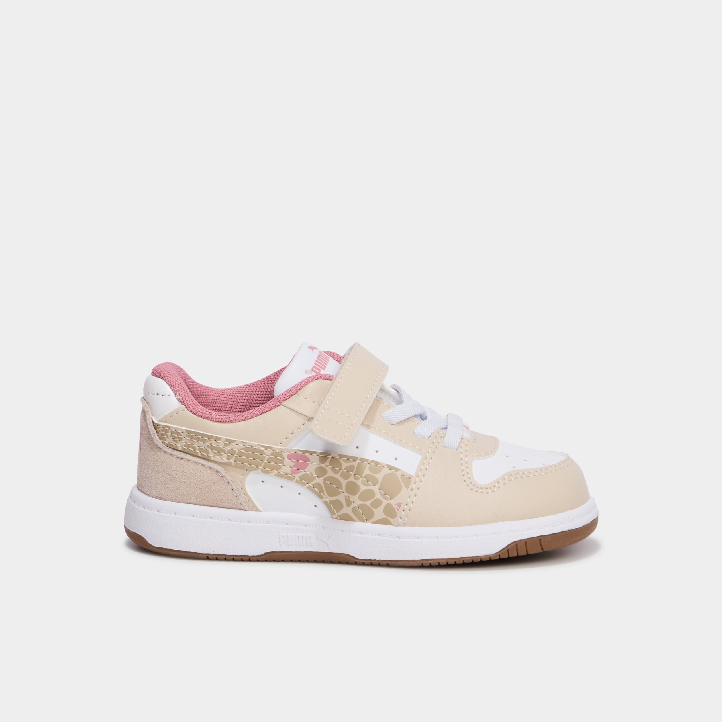 Baskets &agrave; scratchs Puma Rebound Slam sable fille