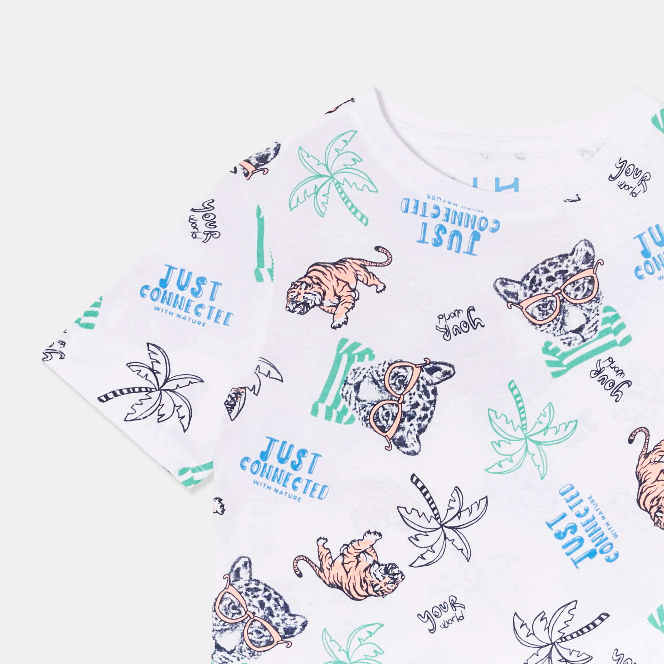 t shirt manches courtes coton blanc garcon T-shirt manches courtes coton blanc garçon