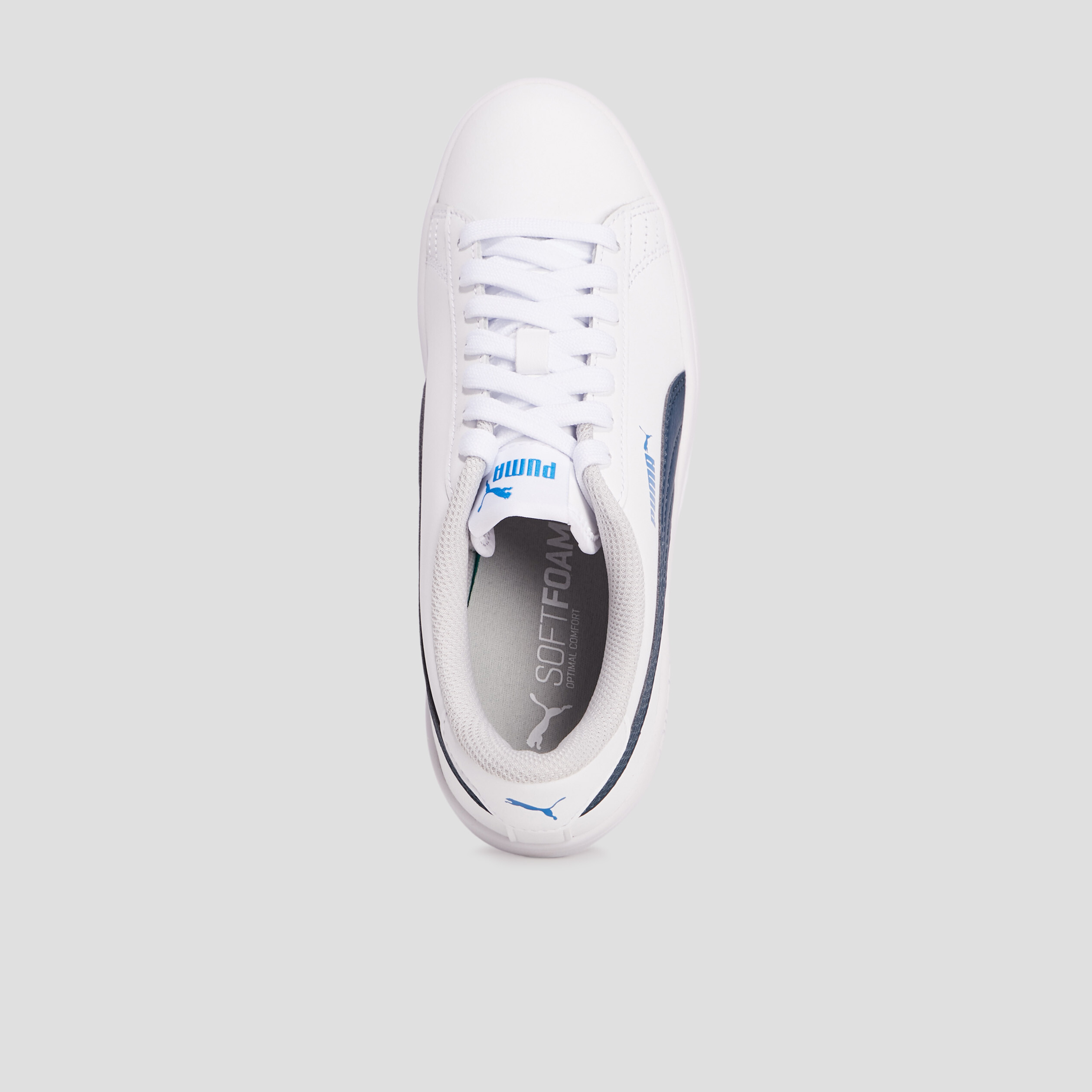 tennis a lacets puma courtflex blanc garcon Tennis à lacets Puma Courtflex blanc garçon