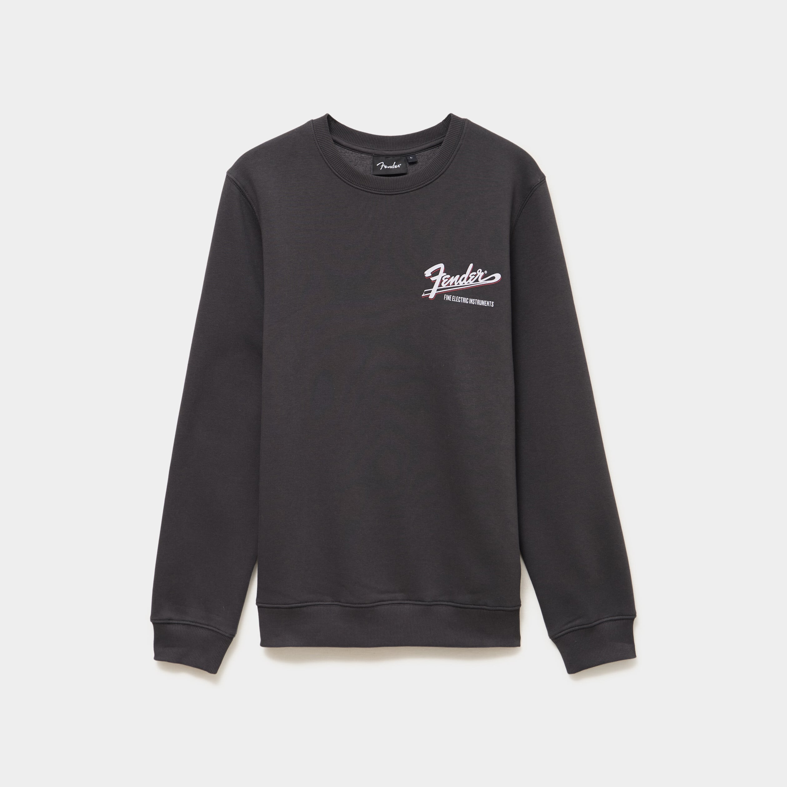 Sweat molleton manches longues Fender noir homme