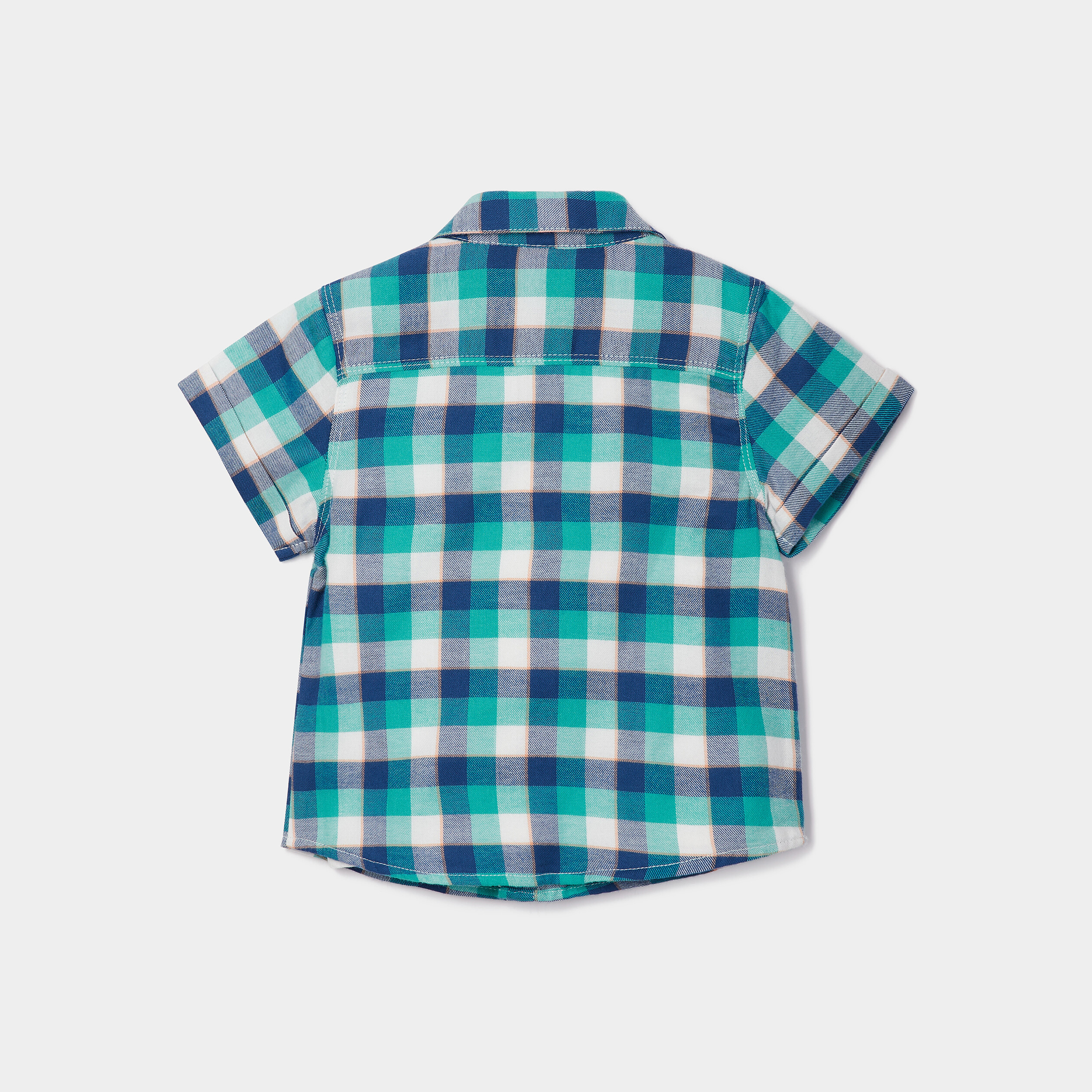 ensemble chemise et debardeur creeks bleu turquoise bebeg Ensemble chemise et débardeur Creeks bleu turquoise bébé garçon