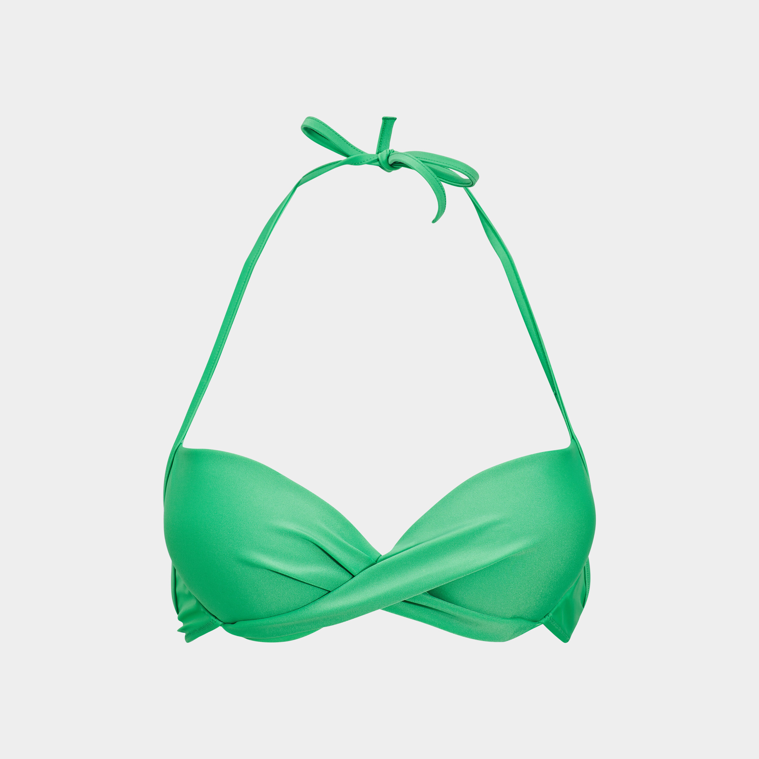haut de maillot de bain push up vert fluo femme Haut de maillot de bain push-up vert fluo femme
