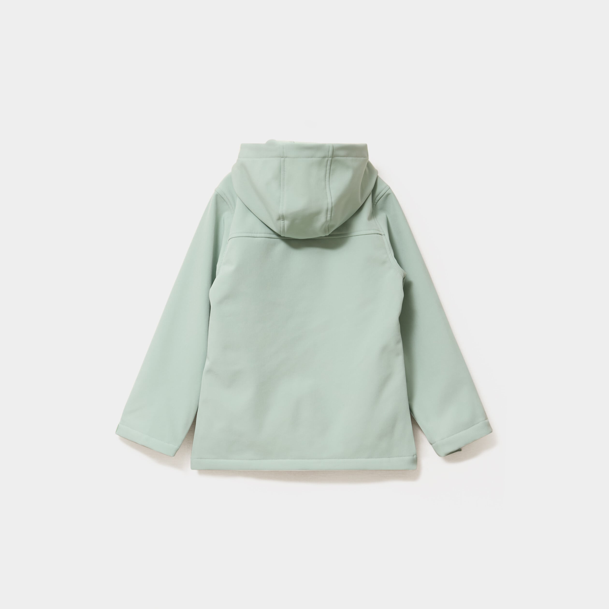 Blouson fourr&eacute; d&eacute;perlant &agrave; capuche vert pastel fille