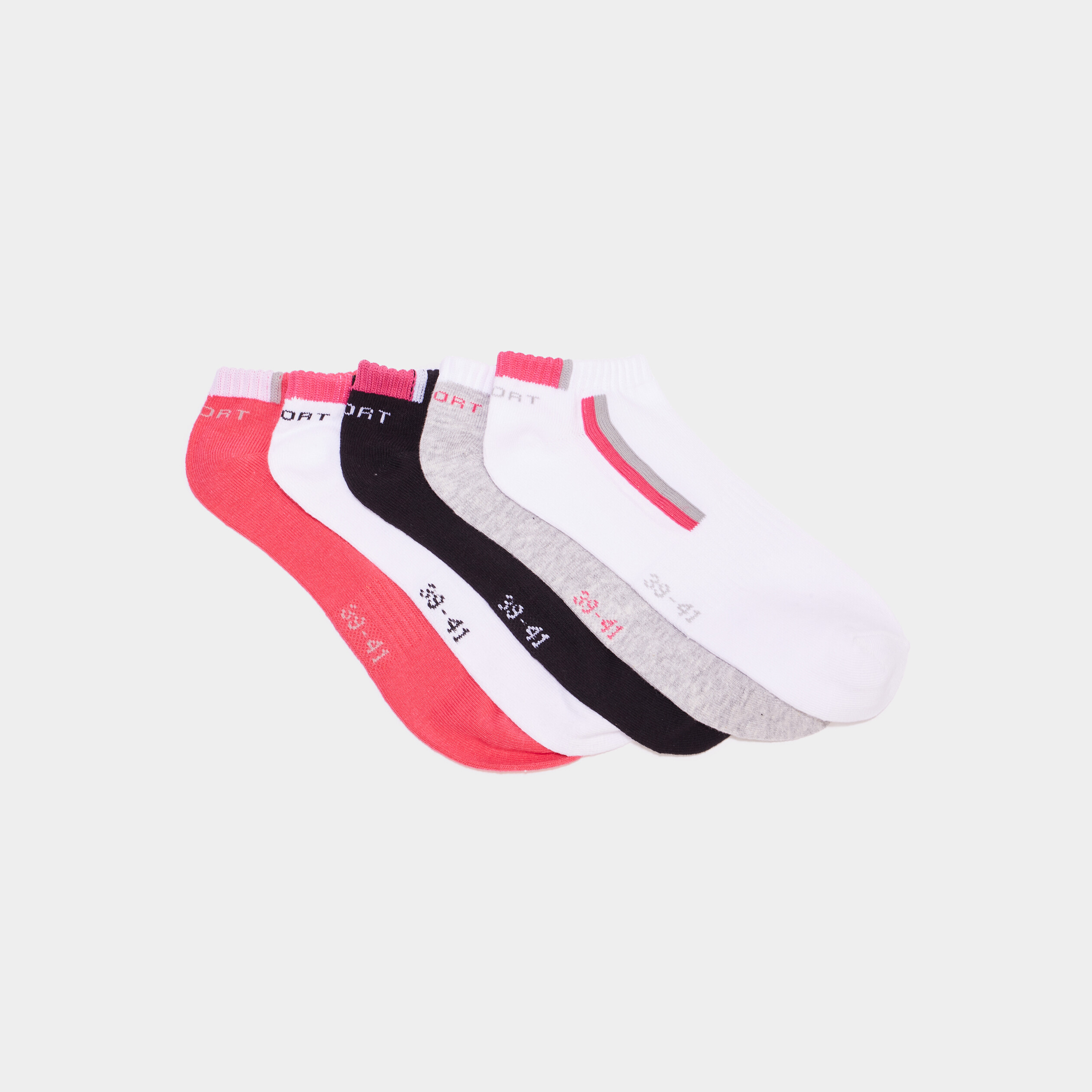 lot 5 paires chaussettes multicolore femme Lot 5 paires chaussettes multicolore femme