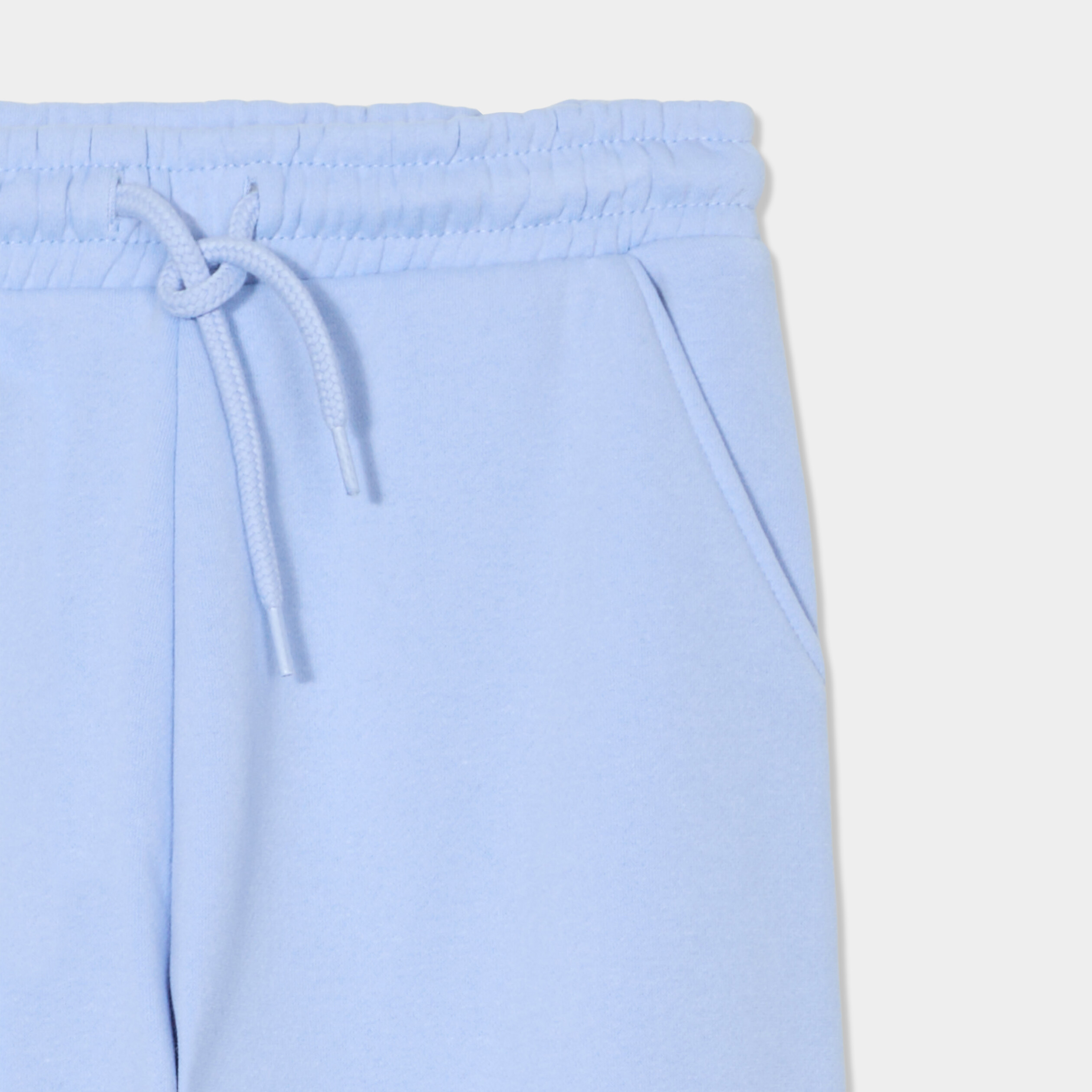 Pantalon de jogging droit bleu clair fille