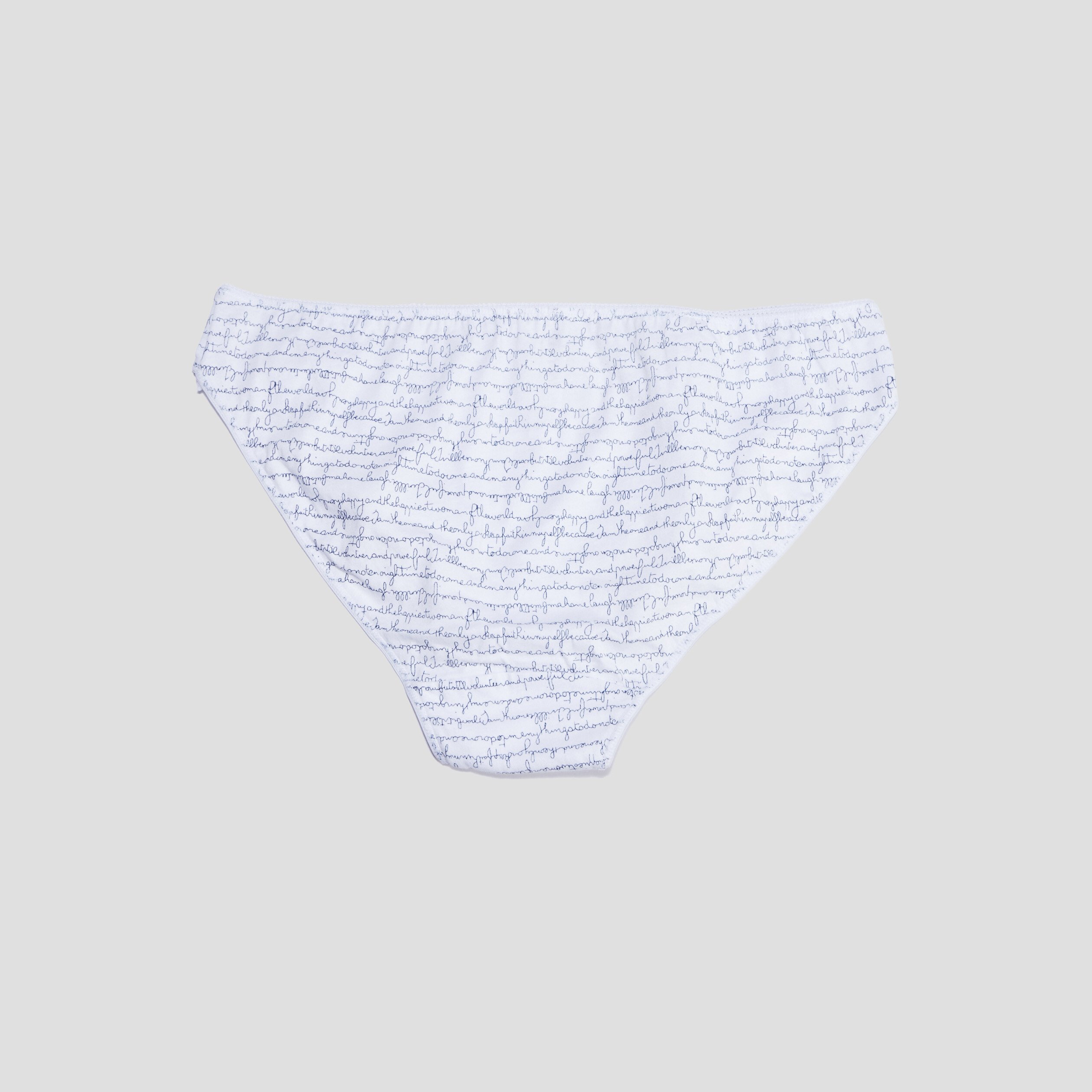 lot 4 culottes en coton bleu femme Lot 4 culottes en coton bleu femme