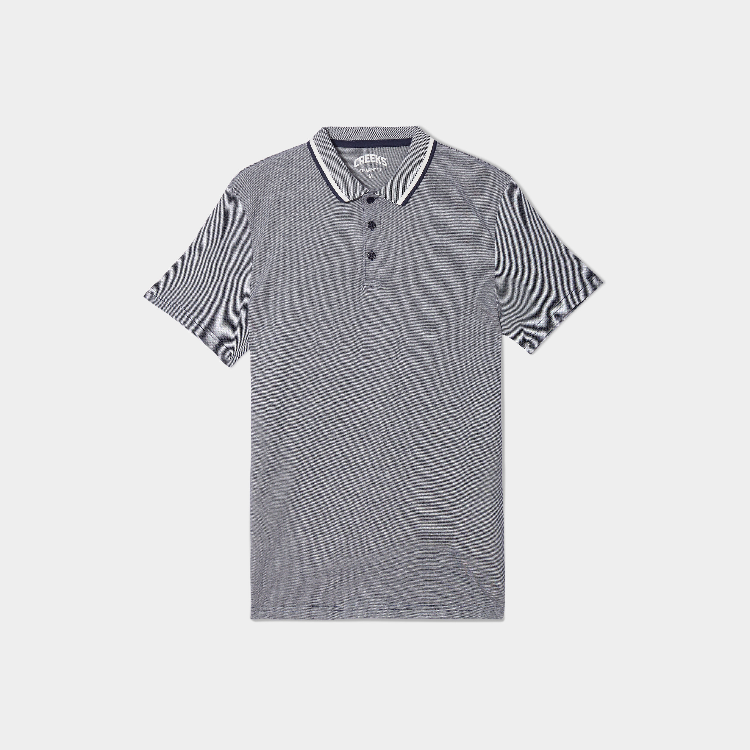 polo manches courtes coton creeks bleu marine homme Polo manches courtes coton Creeks bleu marine homme