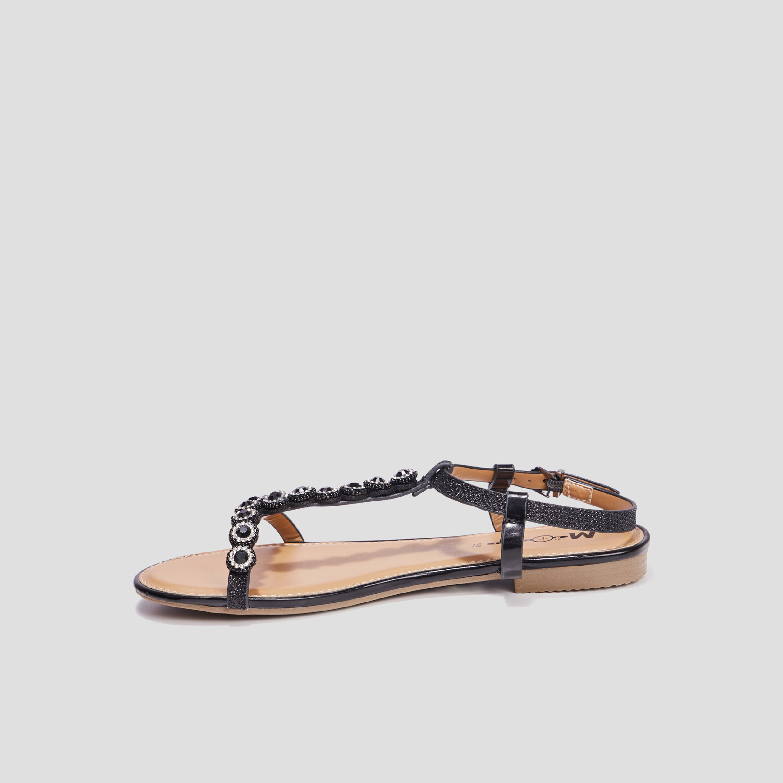 sandales details bijoux mosquitos noir femme Sandales détails bijoux Mosquitos noir femme
