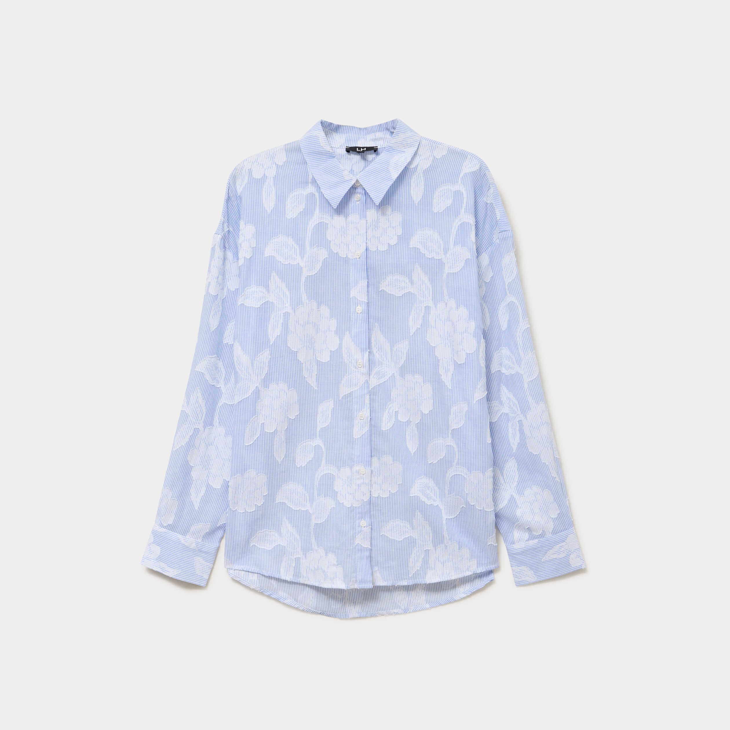 Chemise manches longues coton blanc femme