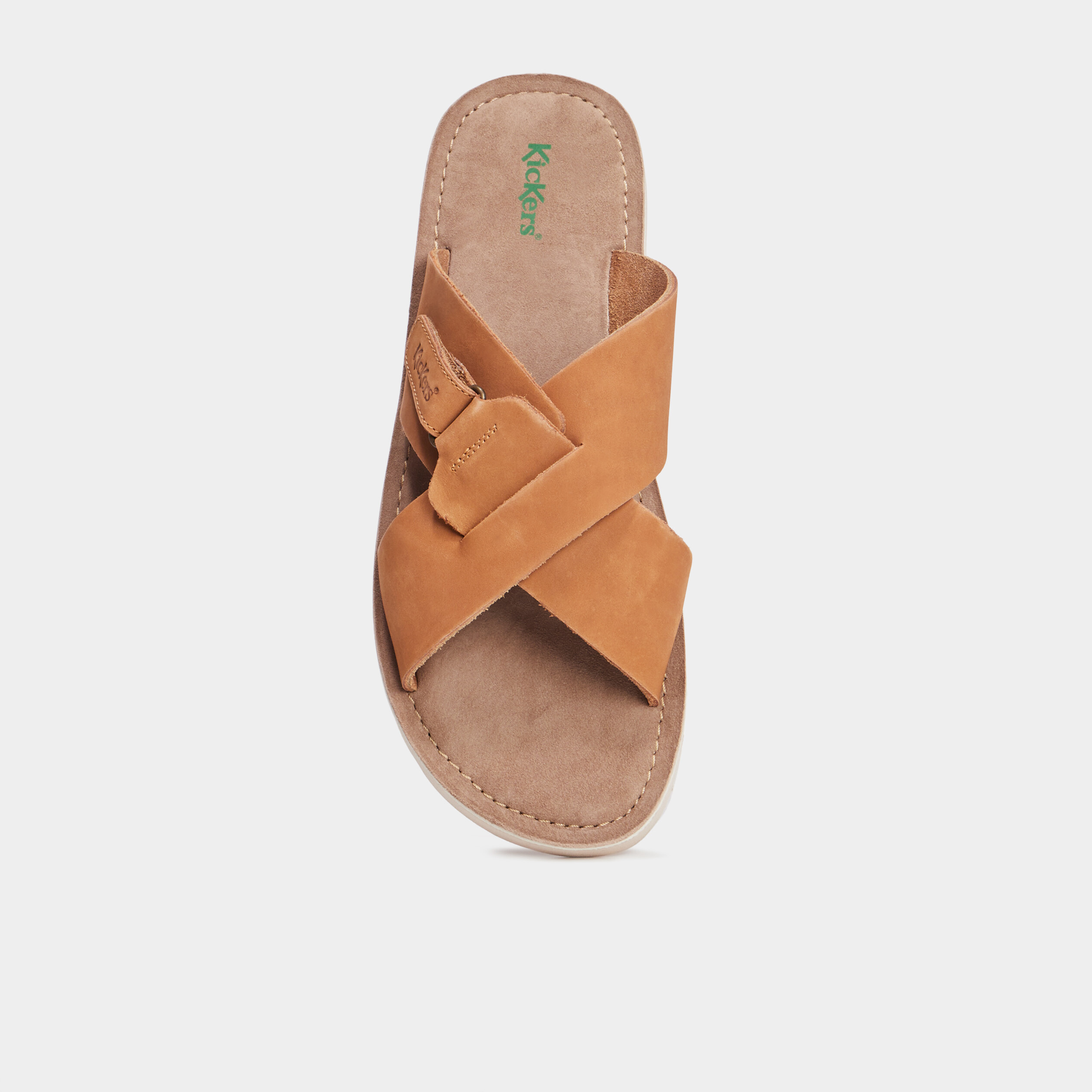 sandales en cuir sable homme Sandales en cuir sable homme