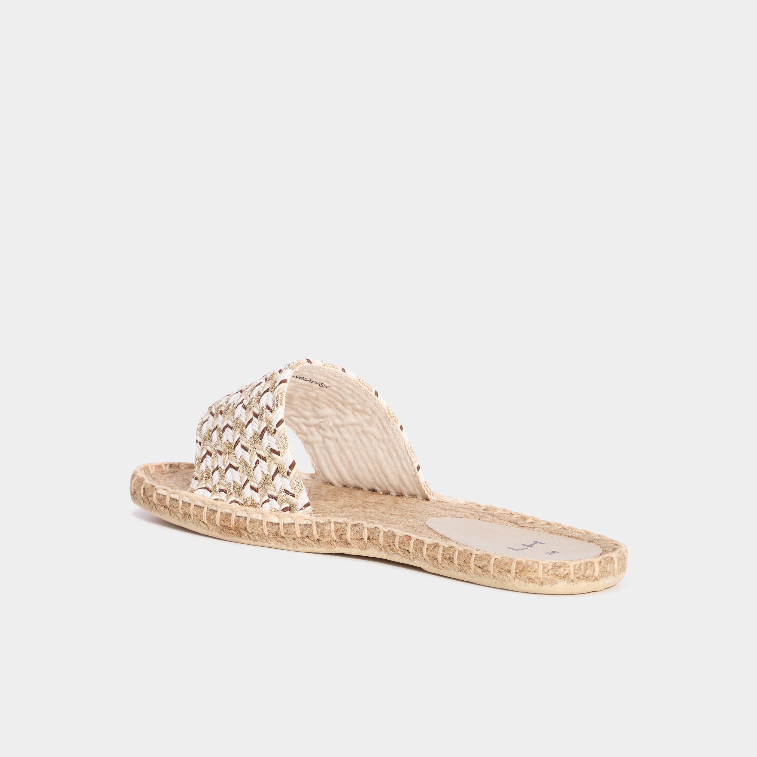 mules a semelles cordes multicolore femme Mules à semelles cordes multicolore femme