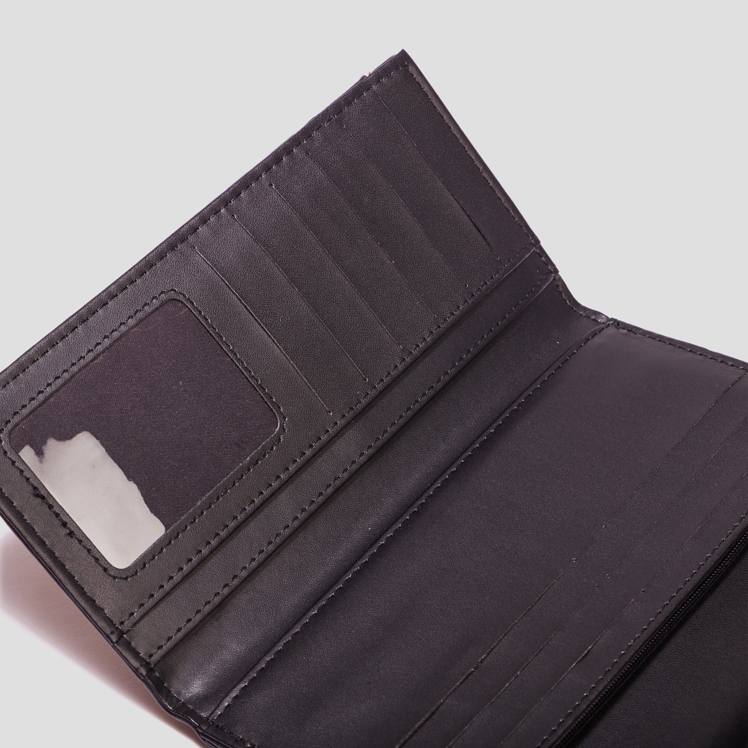 Portefeuille avec rabat marron cognac femme