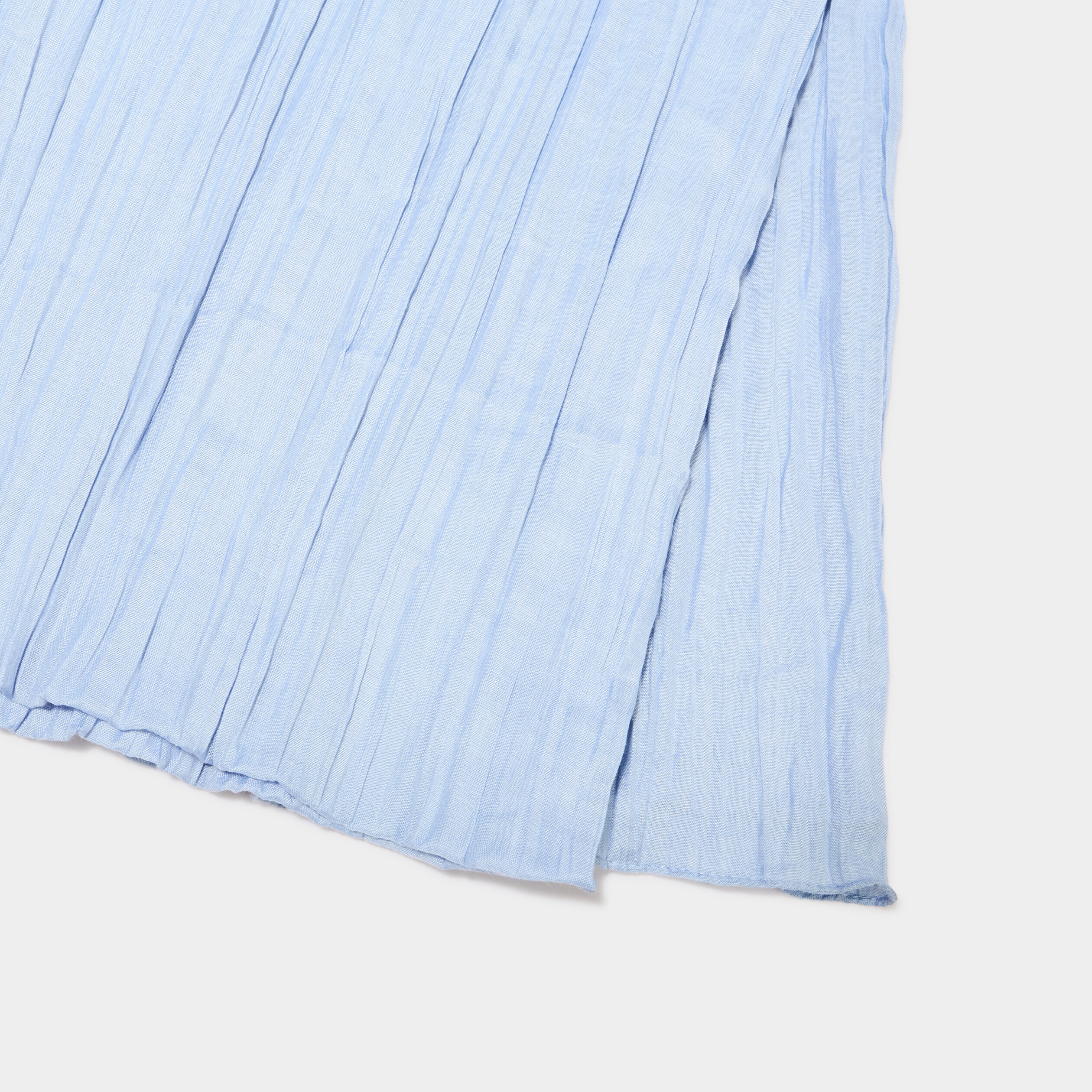 foulard aspect froisse bleu clair femme Foulard aspect froissé bleu clair femme