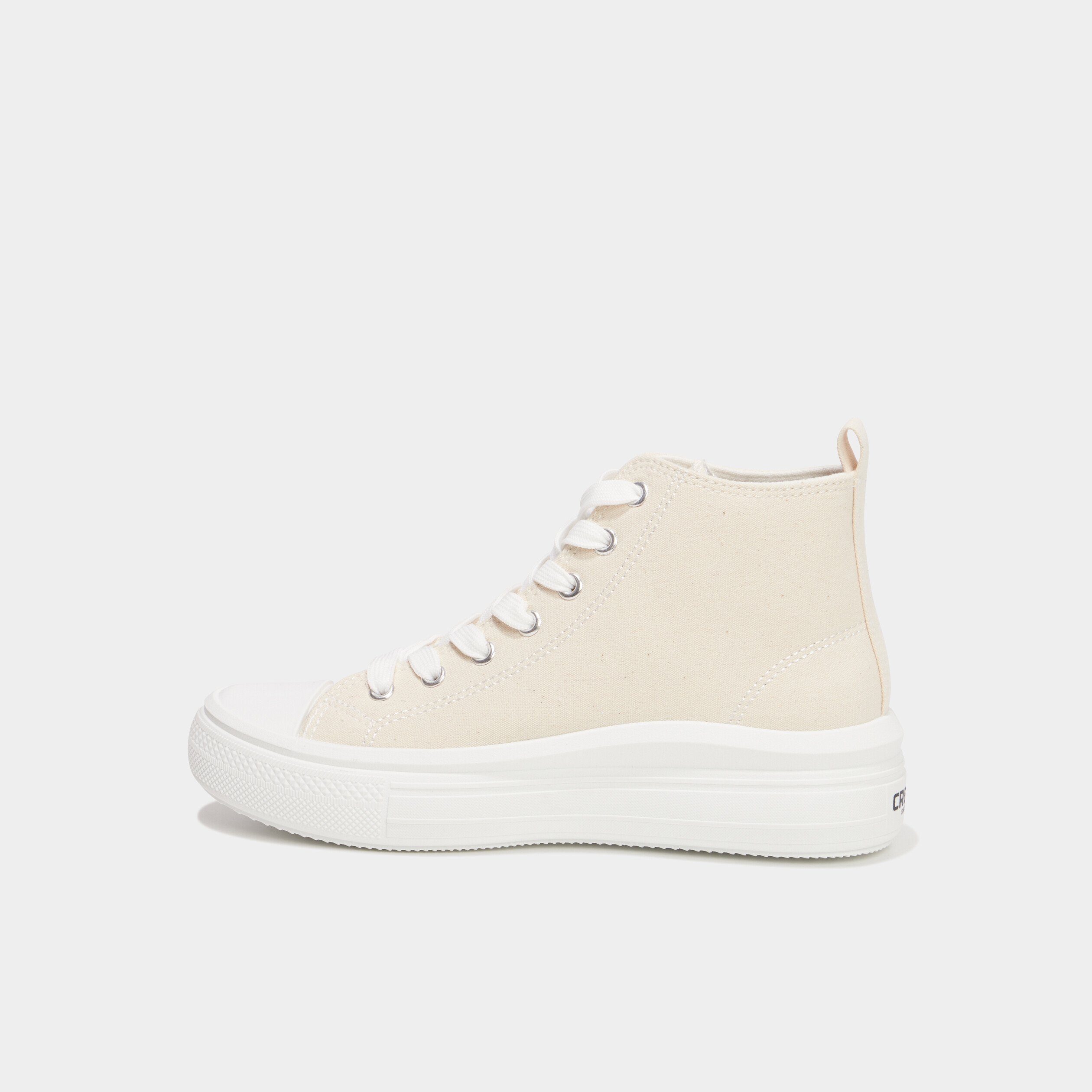 baskets montantes en toile creeks sable femme Baskets montantes en toile Creeks sable femme