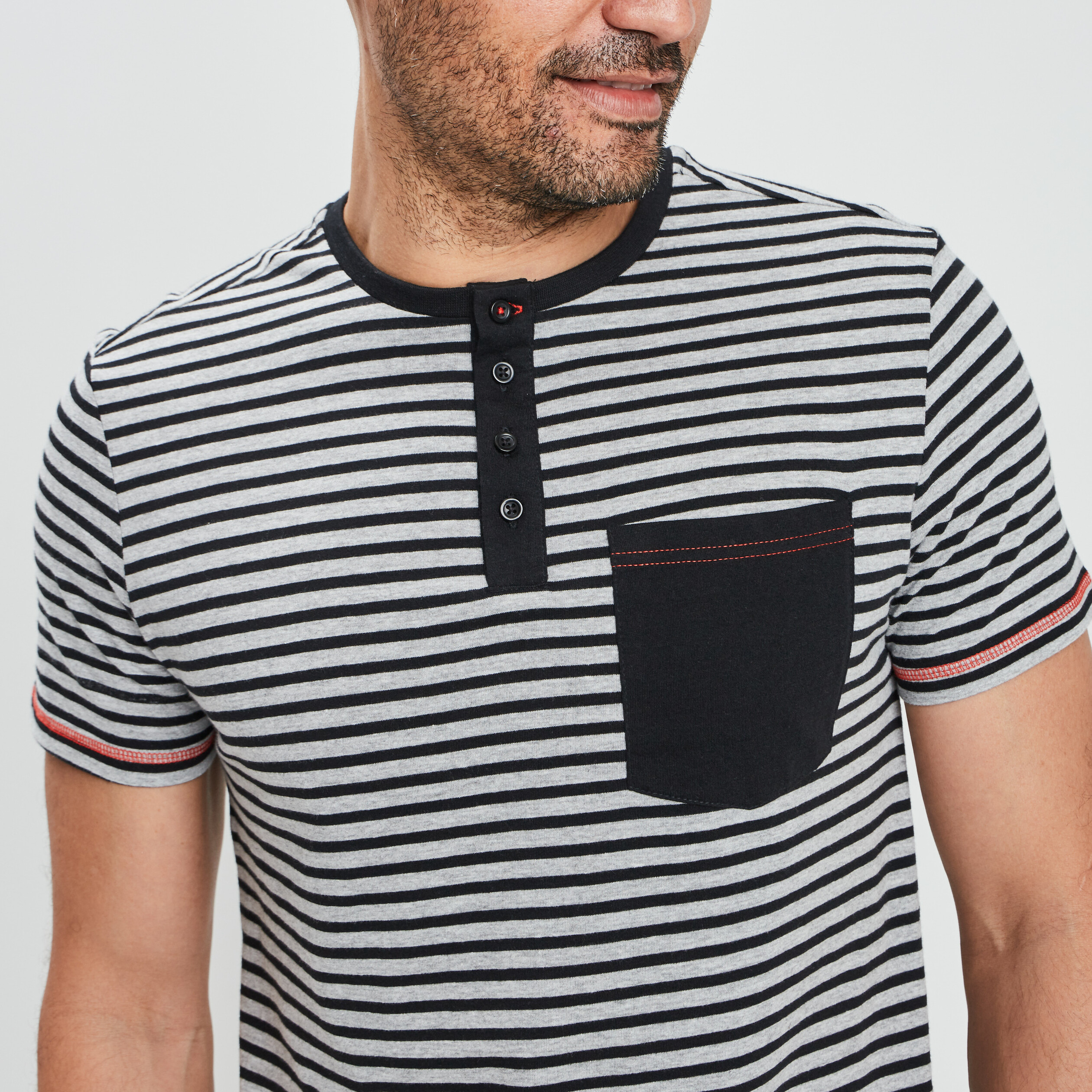 Ensemble pyjama 2 pièces blanc homme