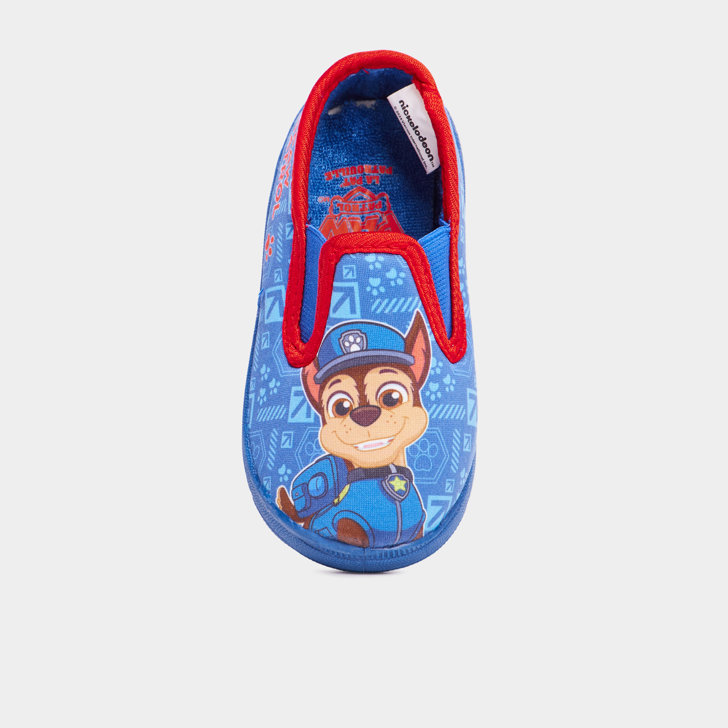 chaussons elastiques pat patrouille bleu garcon Chaussons élastiqués Pat Patrouille bleu garçon