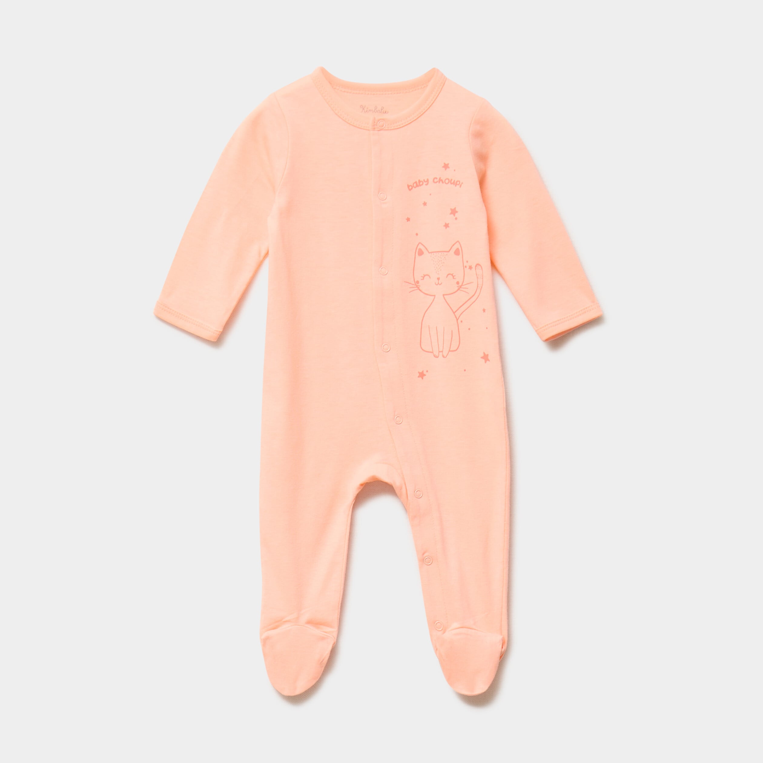 Dors-bien manches longues rose clair b&eacute;b&eacute;