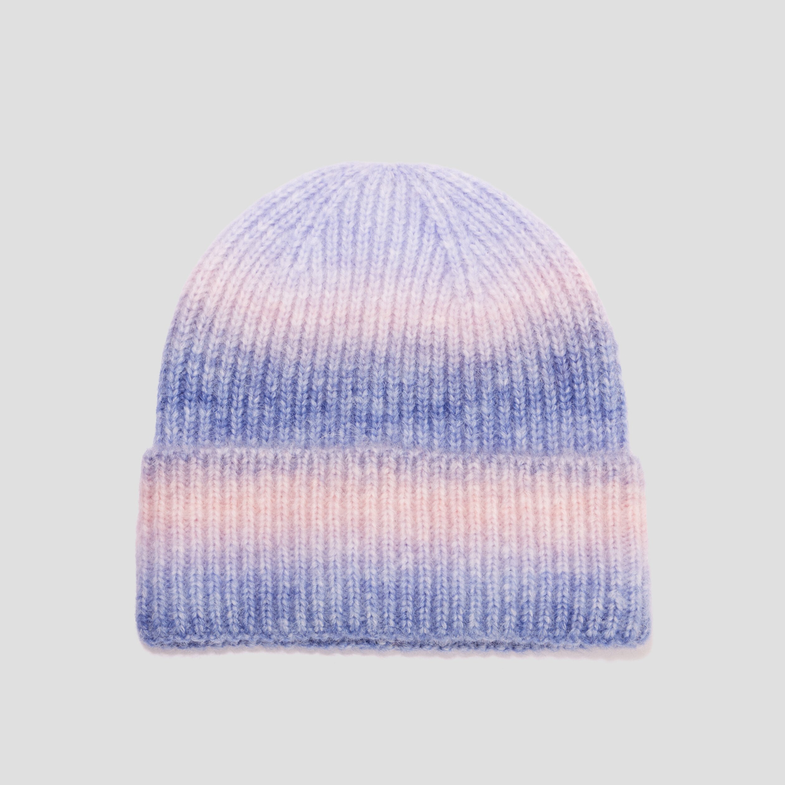 Bonnet tricoté multicolore fille