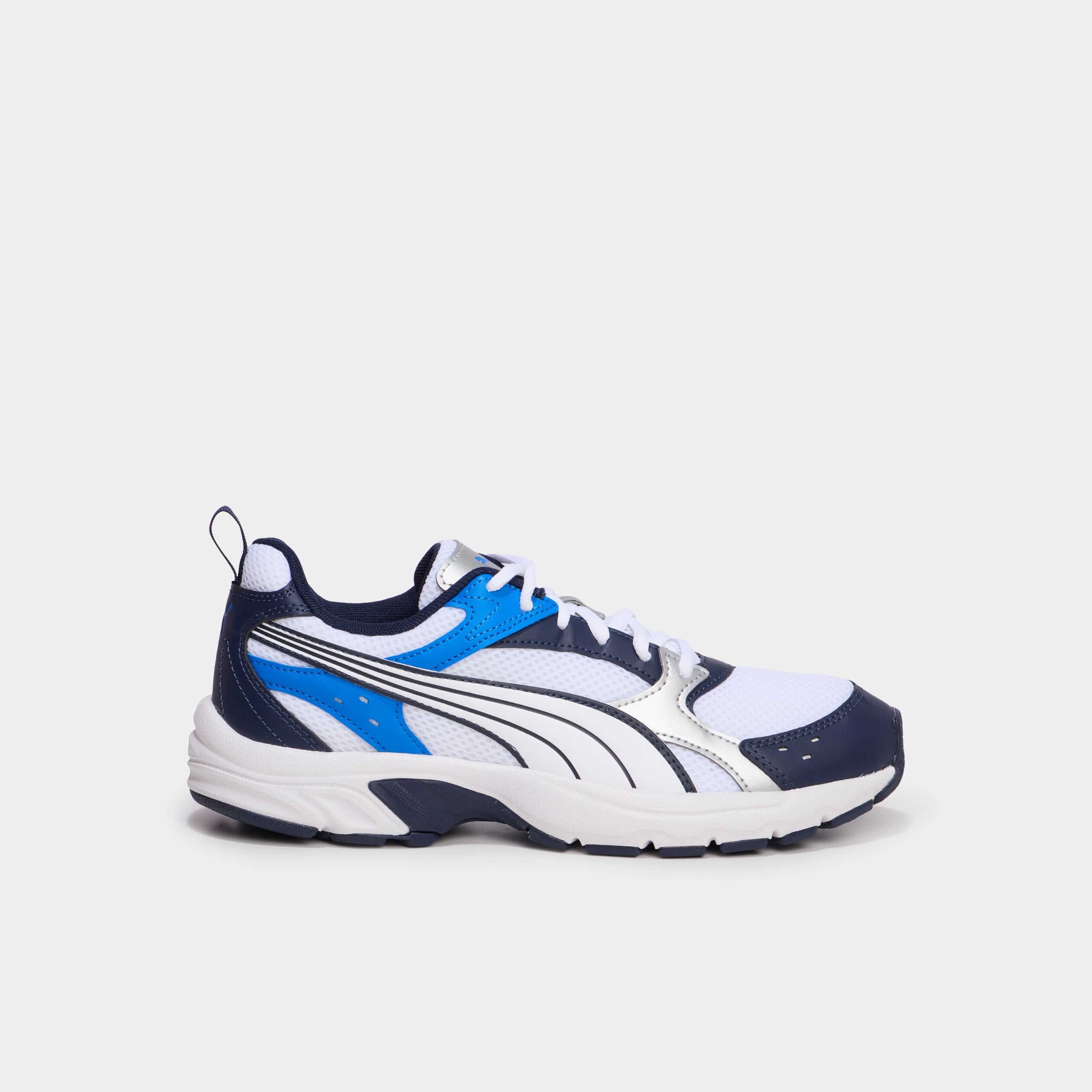 Baskets running &agrave; lacets Puma Milenio bleu electrique gar&ccedil;on