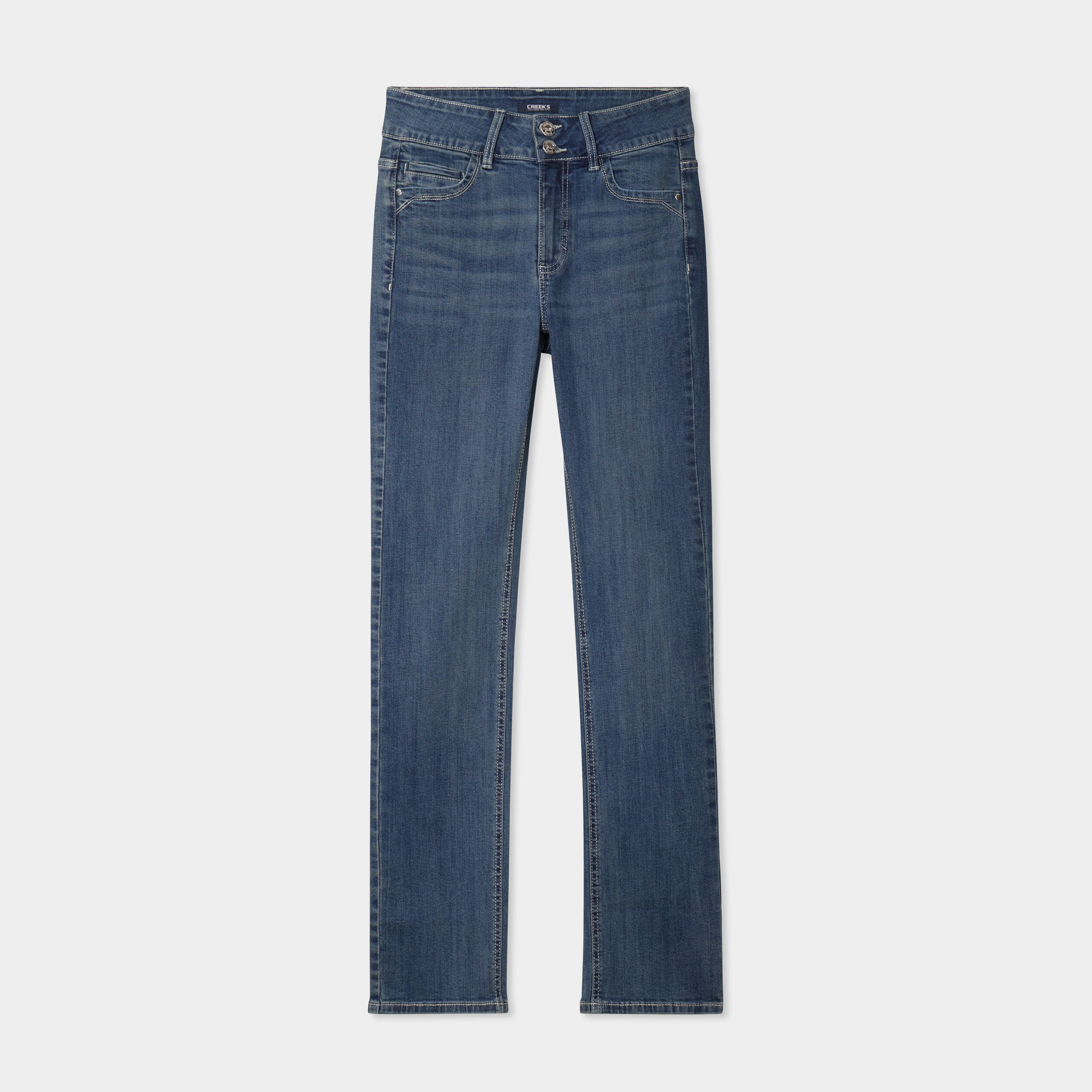 jeans slim coton denim dirty femme Jeans slim coton denim dirty femme