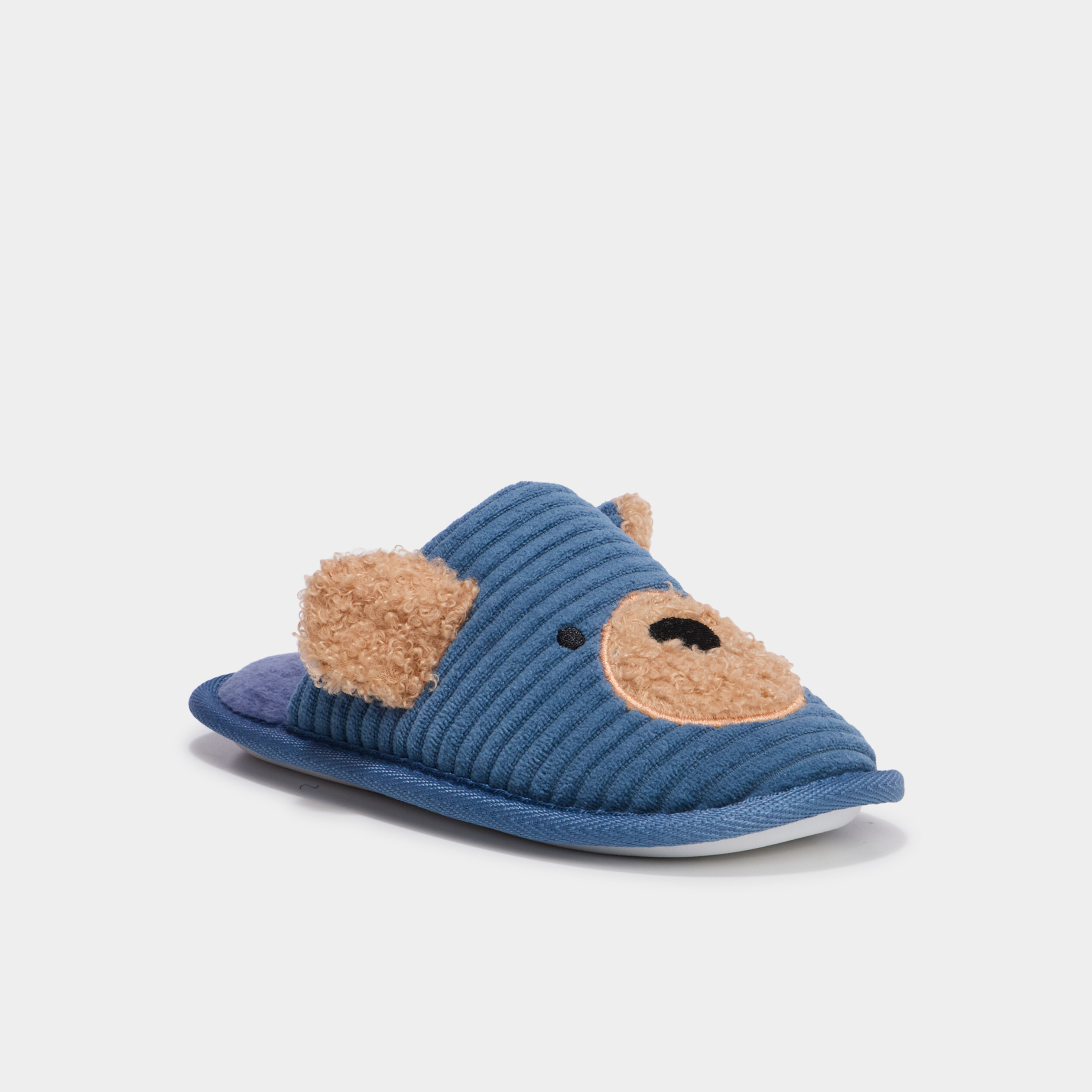 Chaussons mules bleu gar&ccedil;on