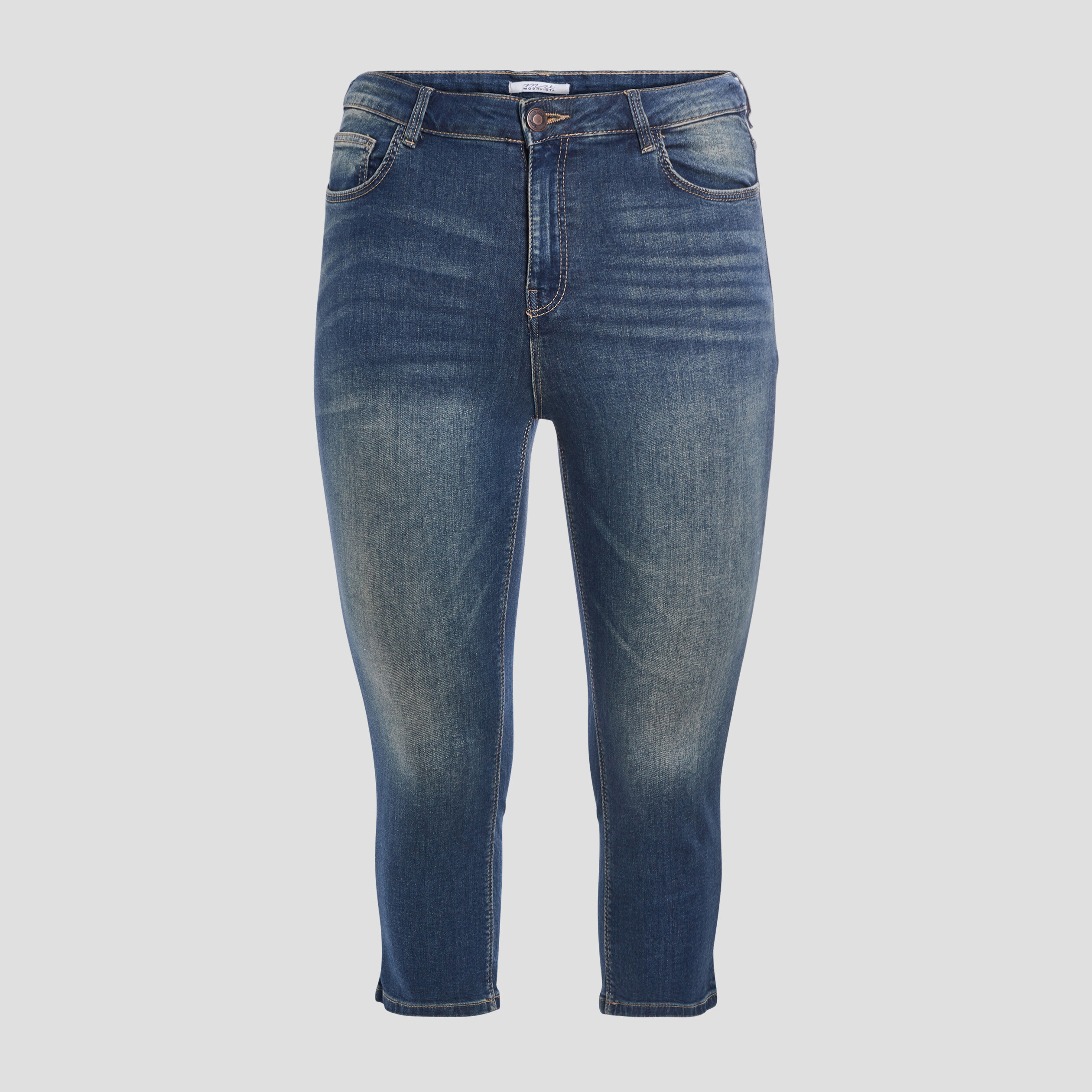 jeans slim 78eme denim stone femmegt Jeans slim 7/8ème denim stone femme grande taille
