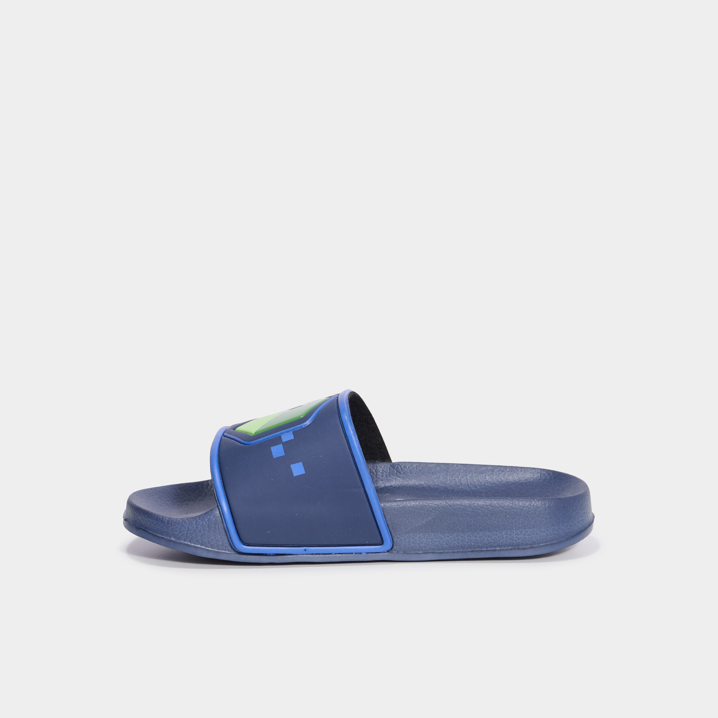 mules de plage minecraft multicolore garcon Mules de plage Minecraft multicolore garçon